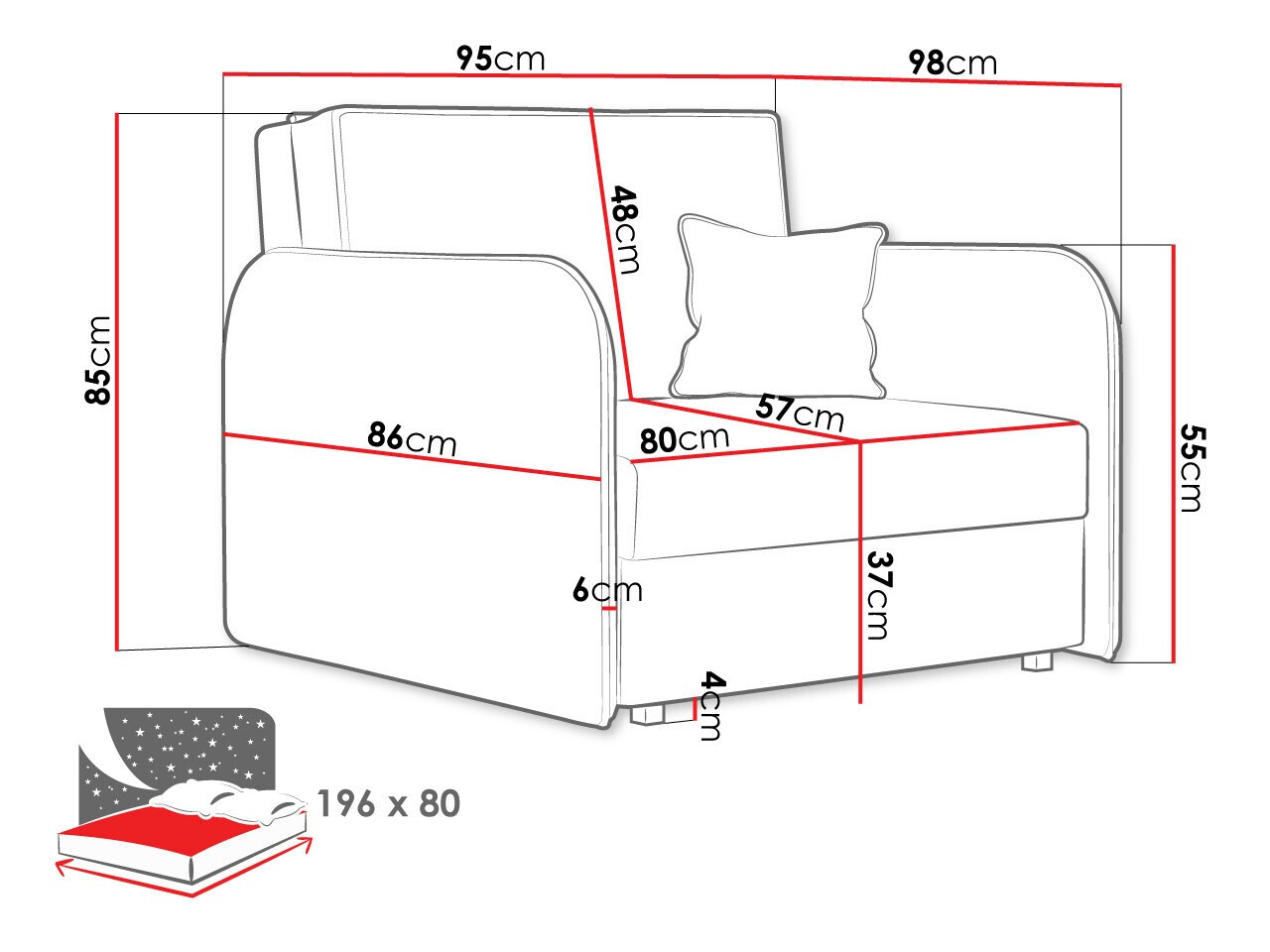 Fauteuil Lirael I (Again 80)