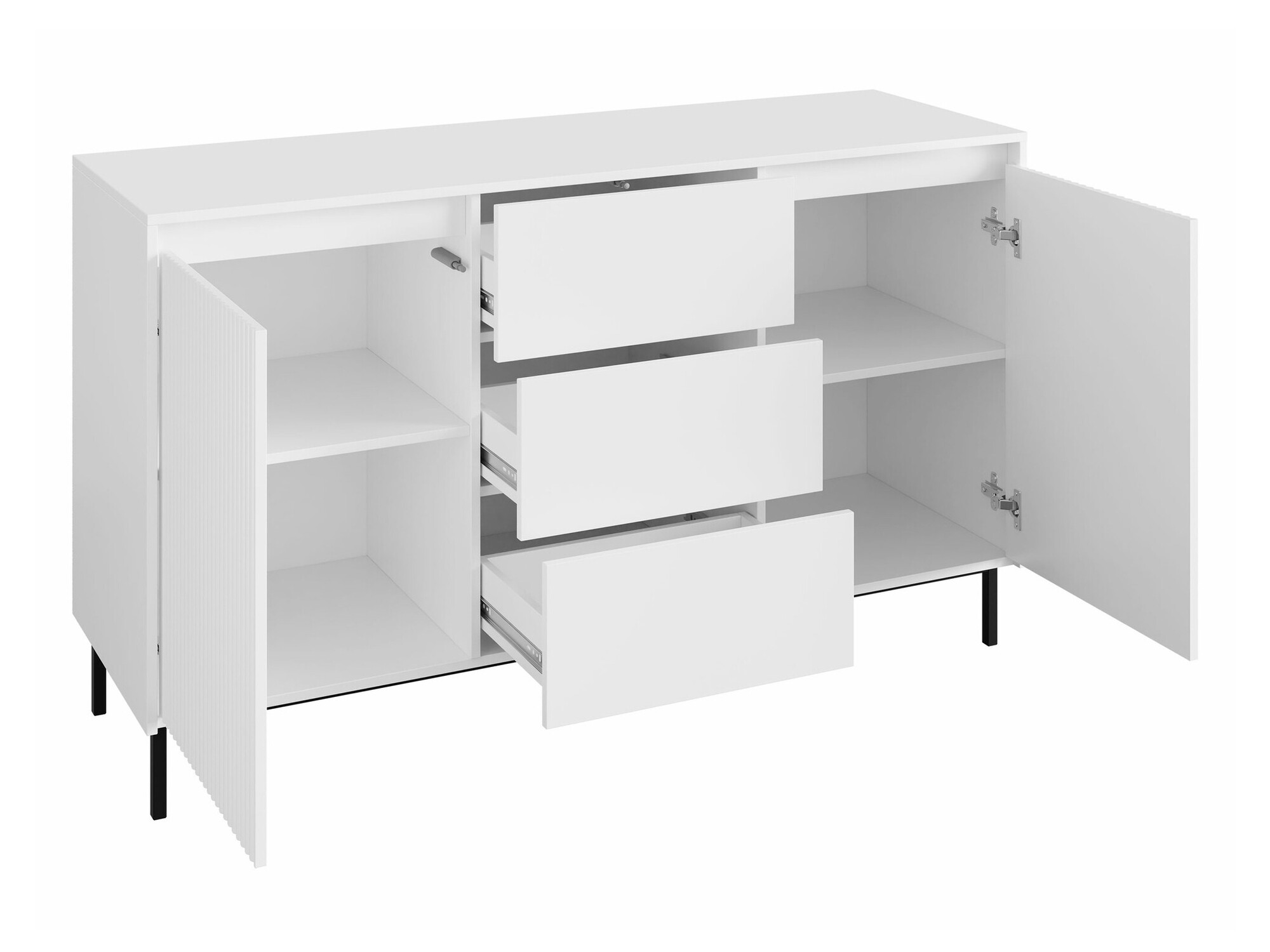 Ladekast Comfivo Delruva I (Zwart)