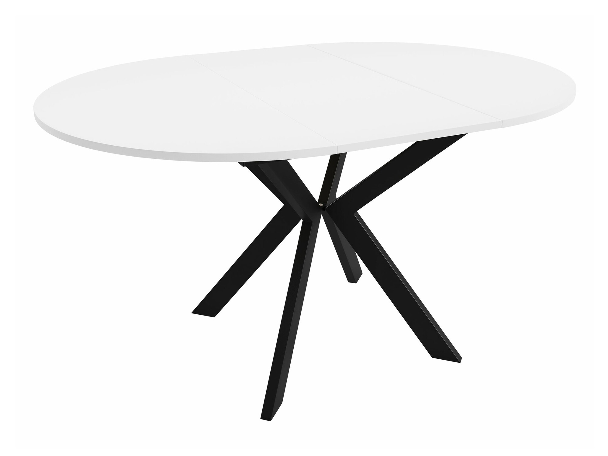Tafel Oswego 112 (Zwart + Lancelot-eik)