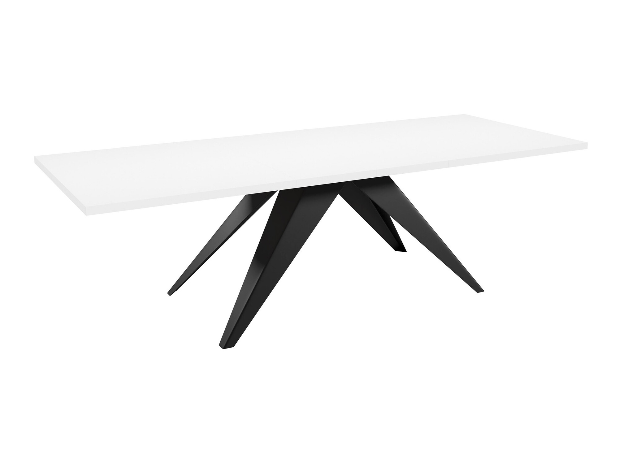 Tafel Oswego 113 (Zwart + Wit marmer)