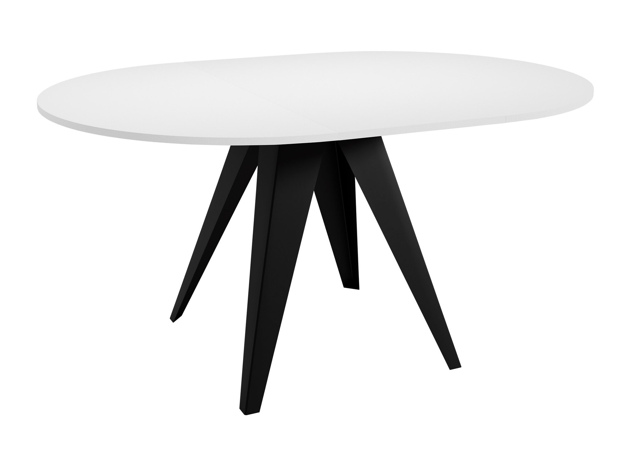 Tafel Oswego 114 (Zwart + Ambachtelijke gouden eik)