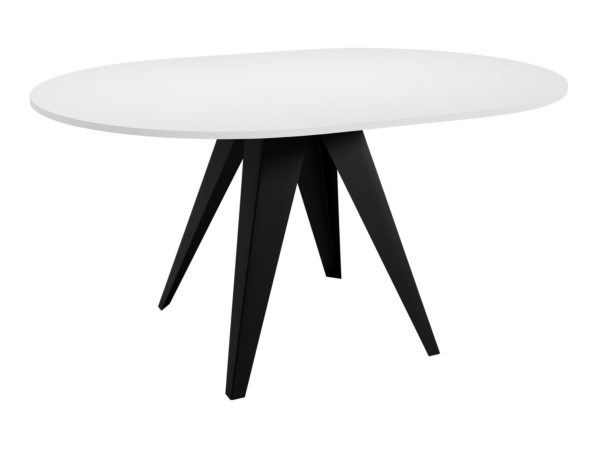 Tafel Oswego 114 (Zwart + Wit marmer)