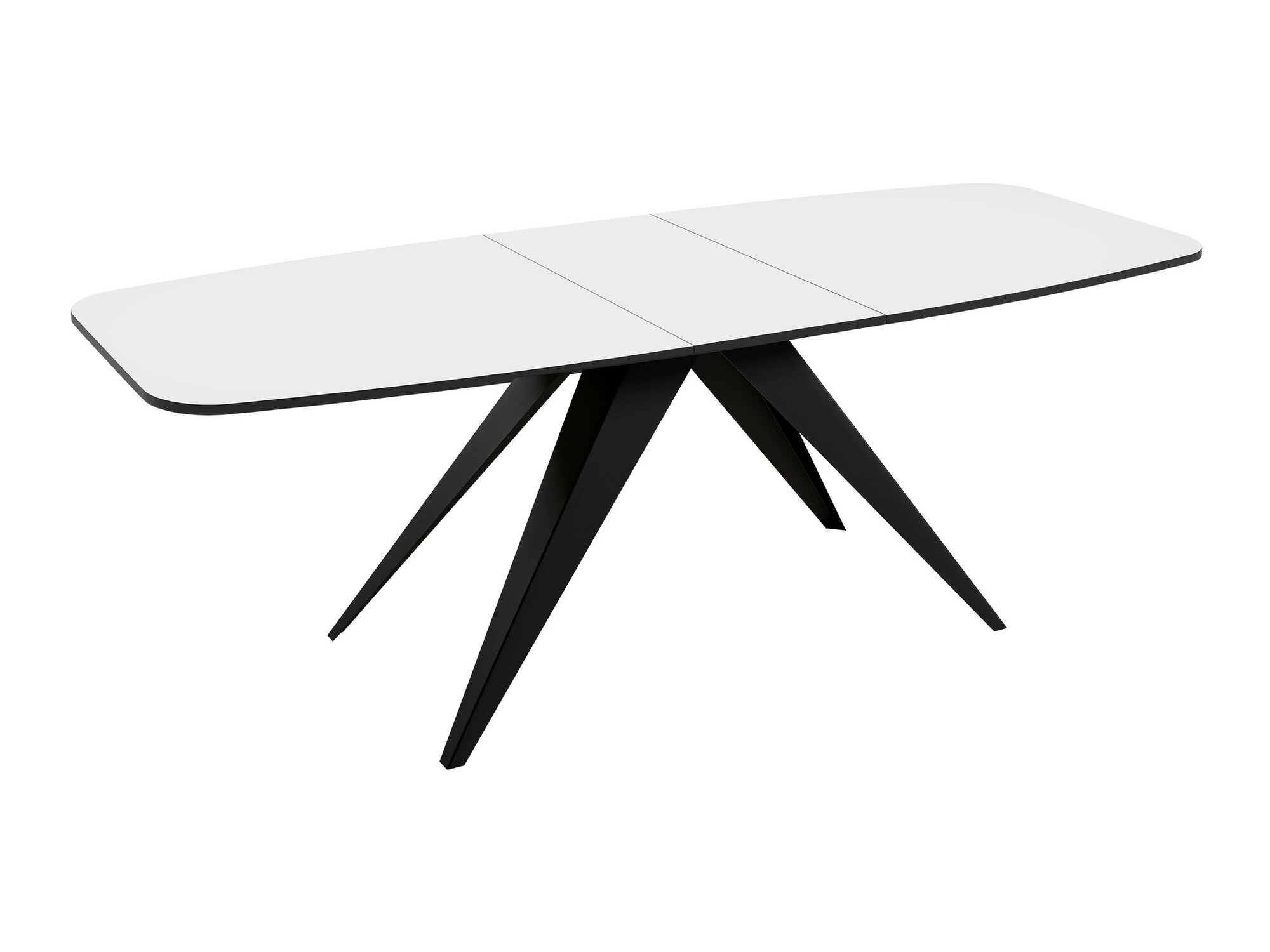 Tafel Oswego 115 (Zwart + Ambachtelijke gouden eik)