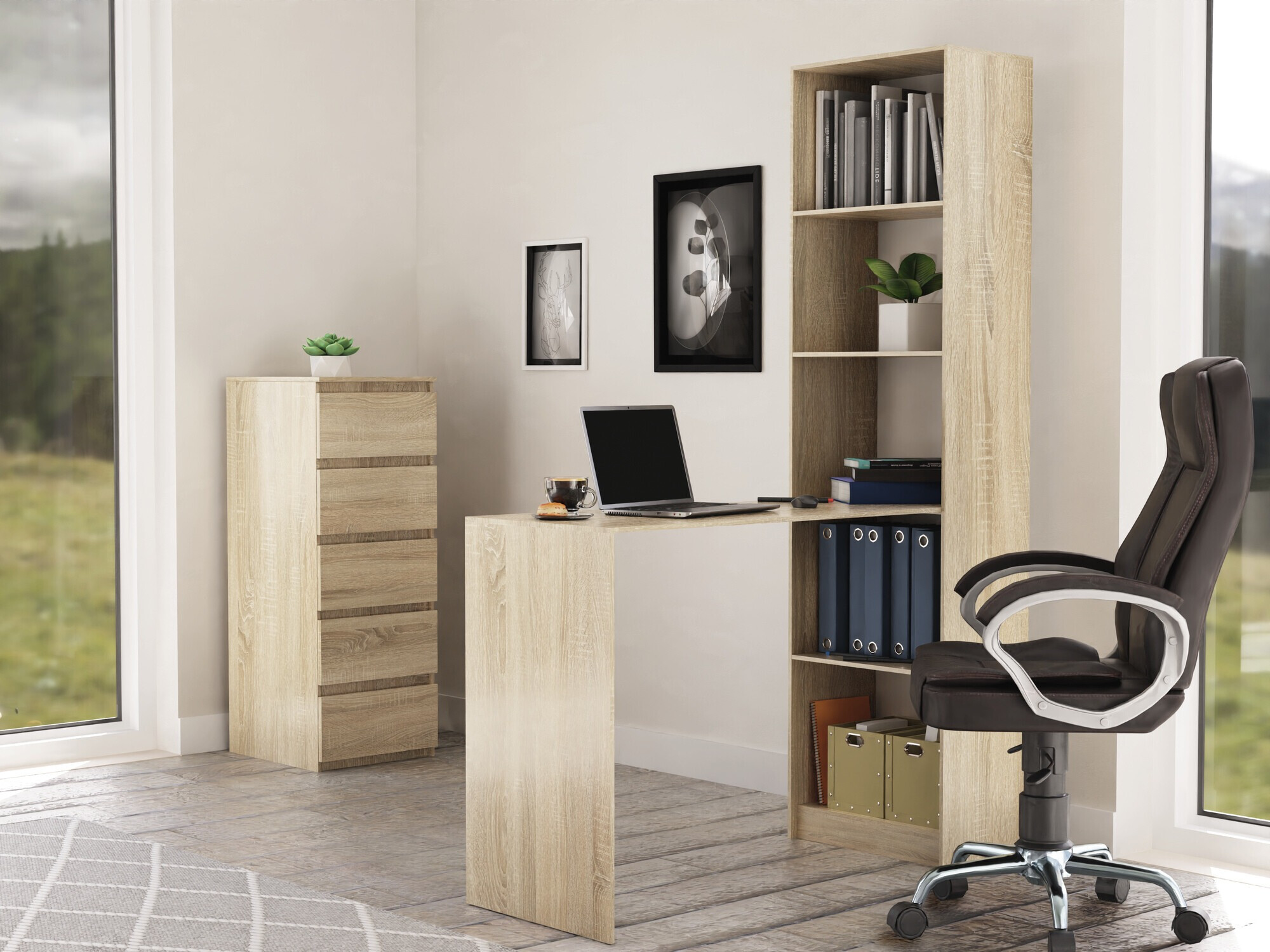 Bureau Mandeville 252 (Sonoma eik)