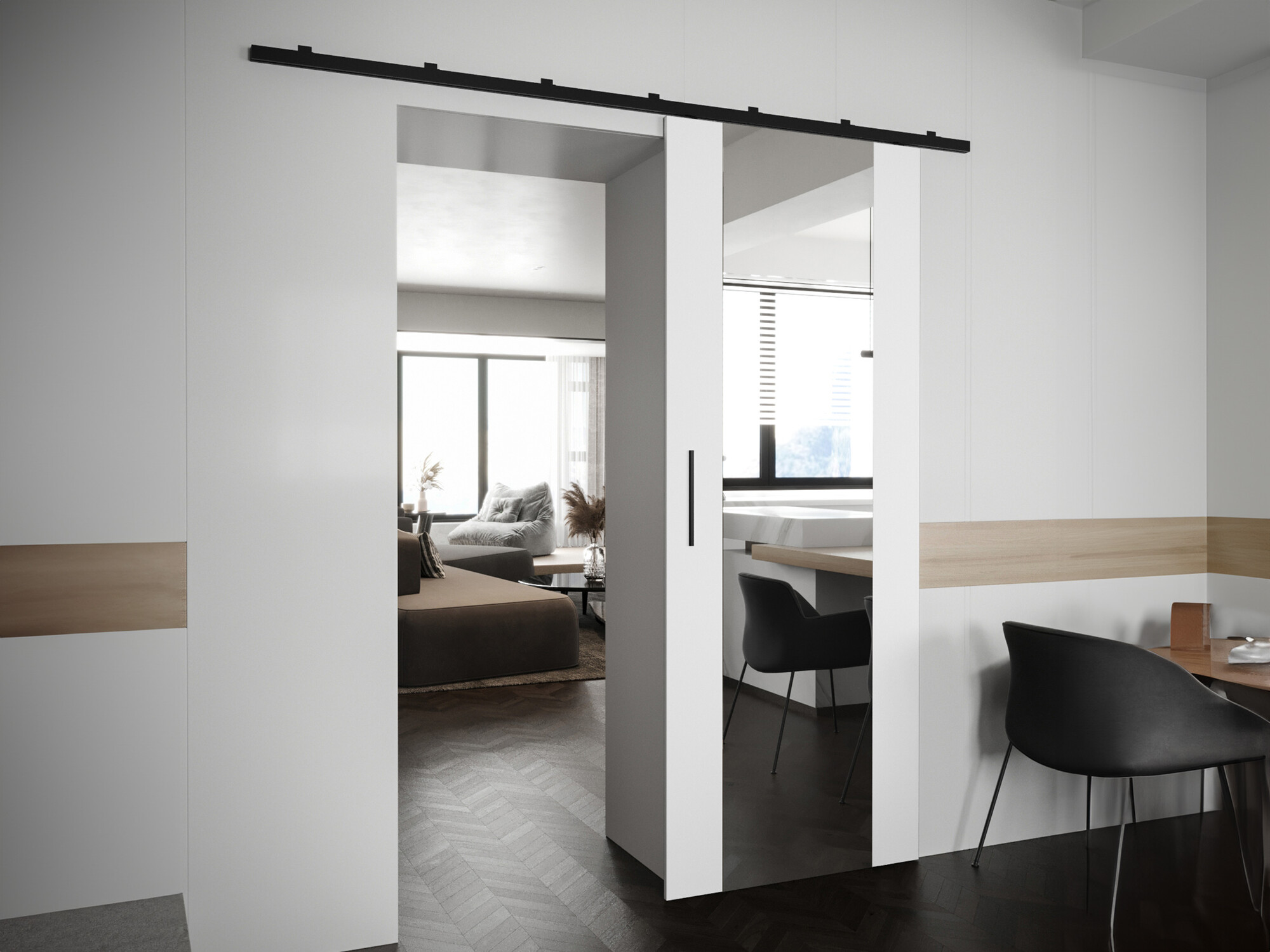 Schuifdeuren Hartford 486 (Wit)