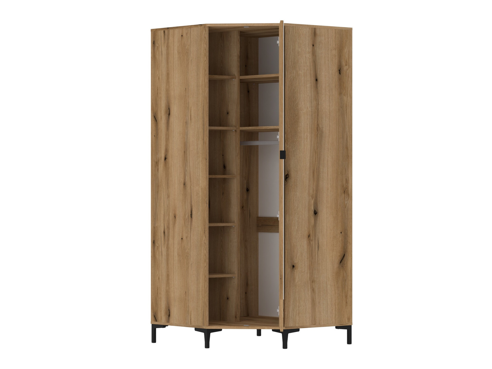 Hoekkledingkast Lorcamu 112