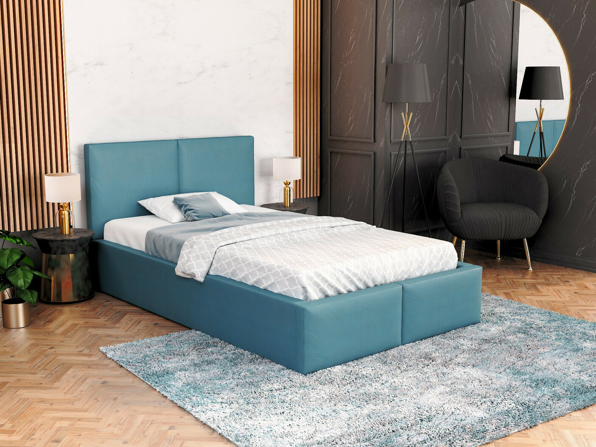 Bed Fairfield 109 (Turquoise)