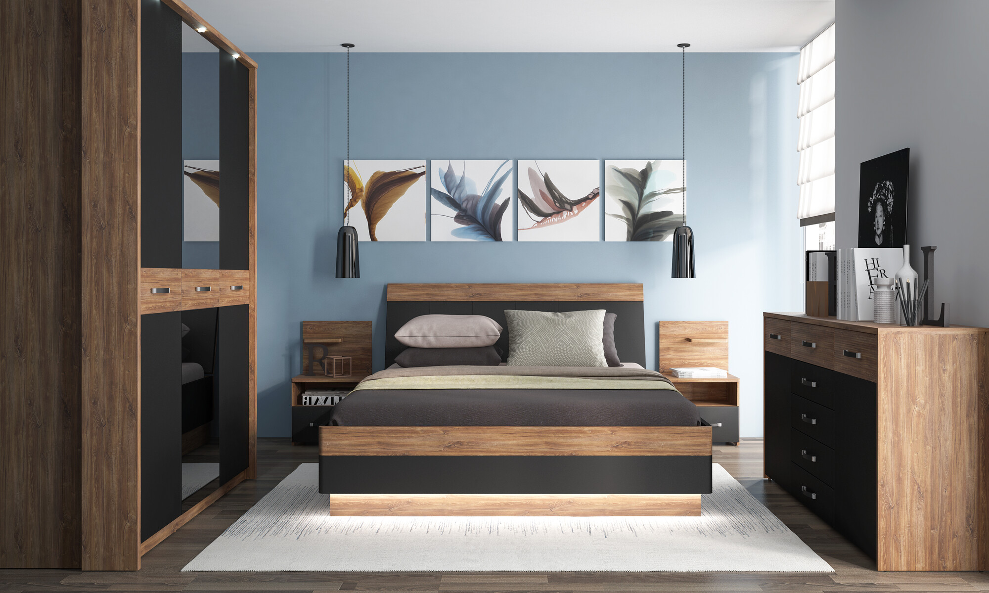 Bed Melenou 104