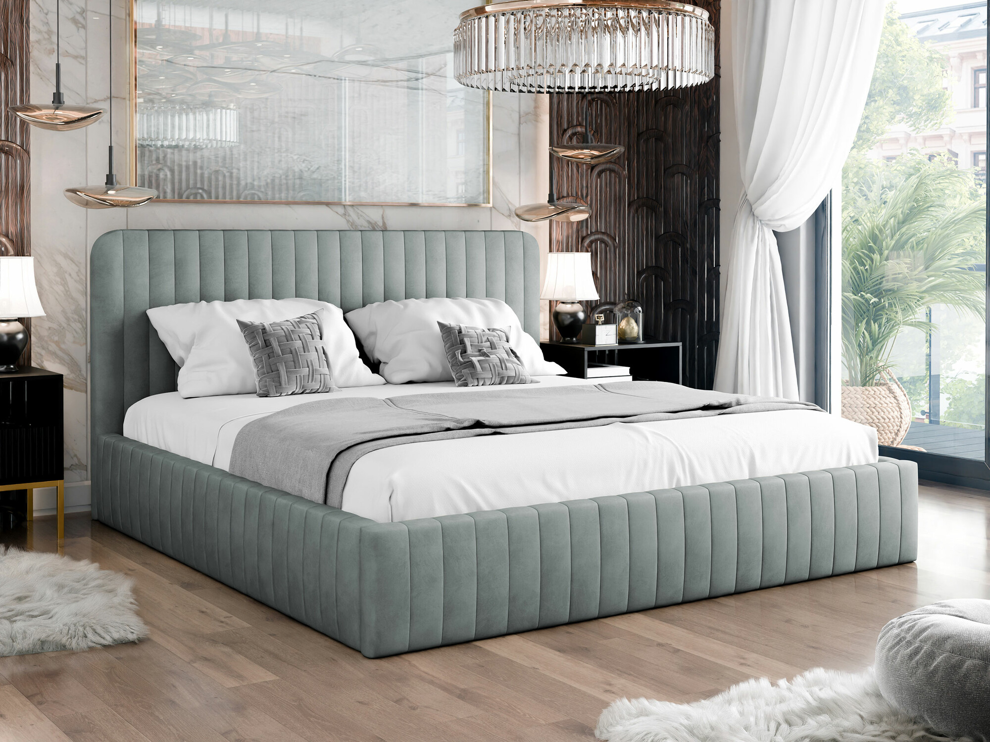 Bed TrendyNest Caprion (Velluto 15)