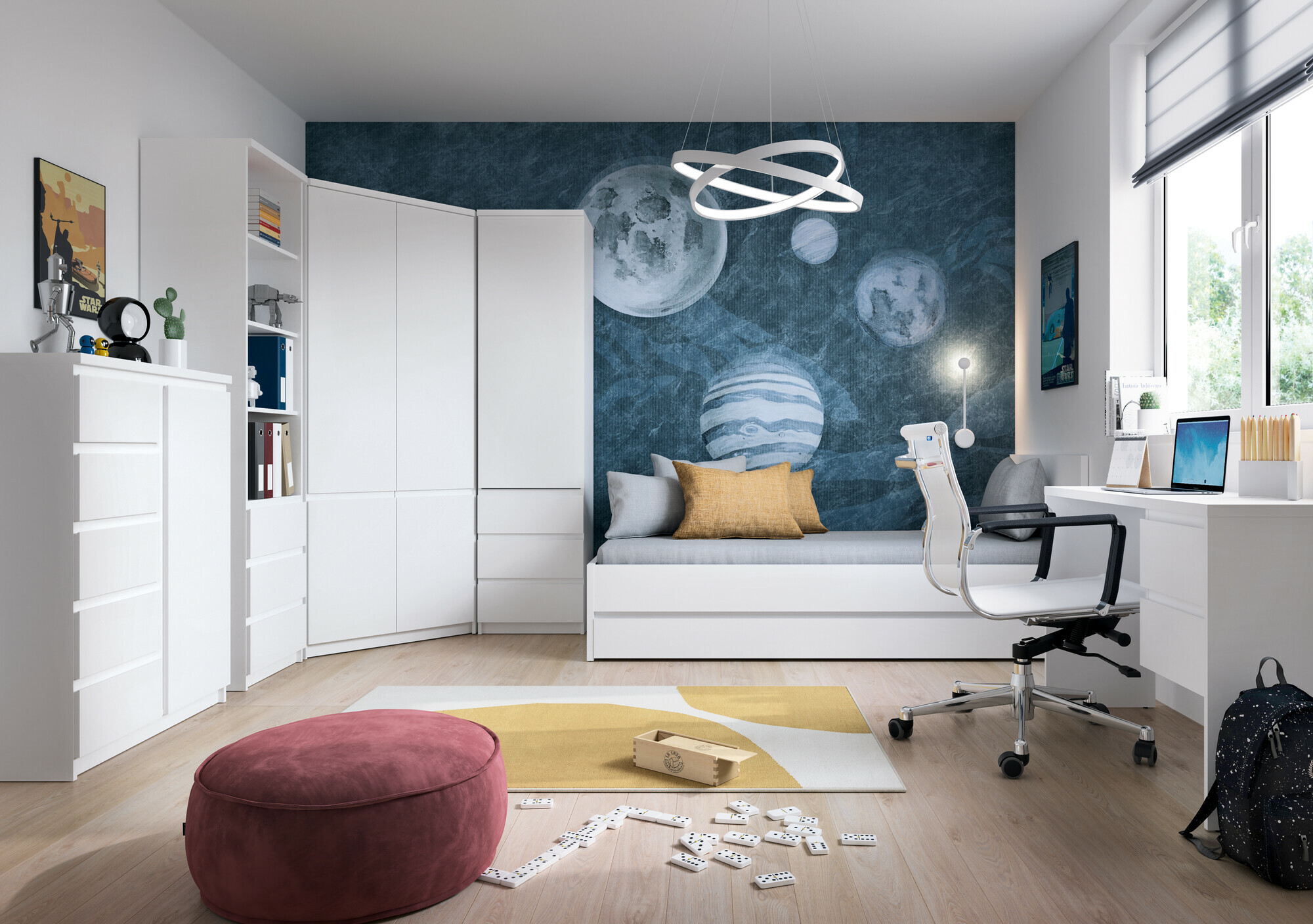 Boekenkast Merfere 115 (Wit)