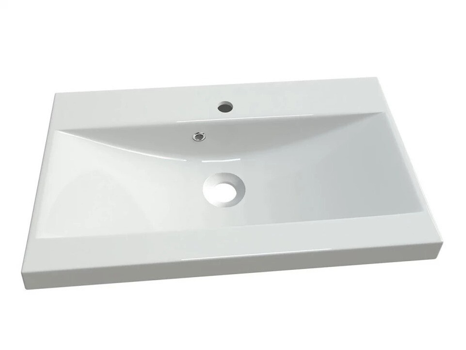 Badkamerset Sarasota 140 (Grijs met glans + Wit)