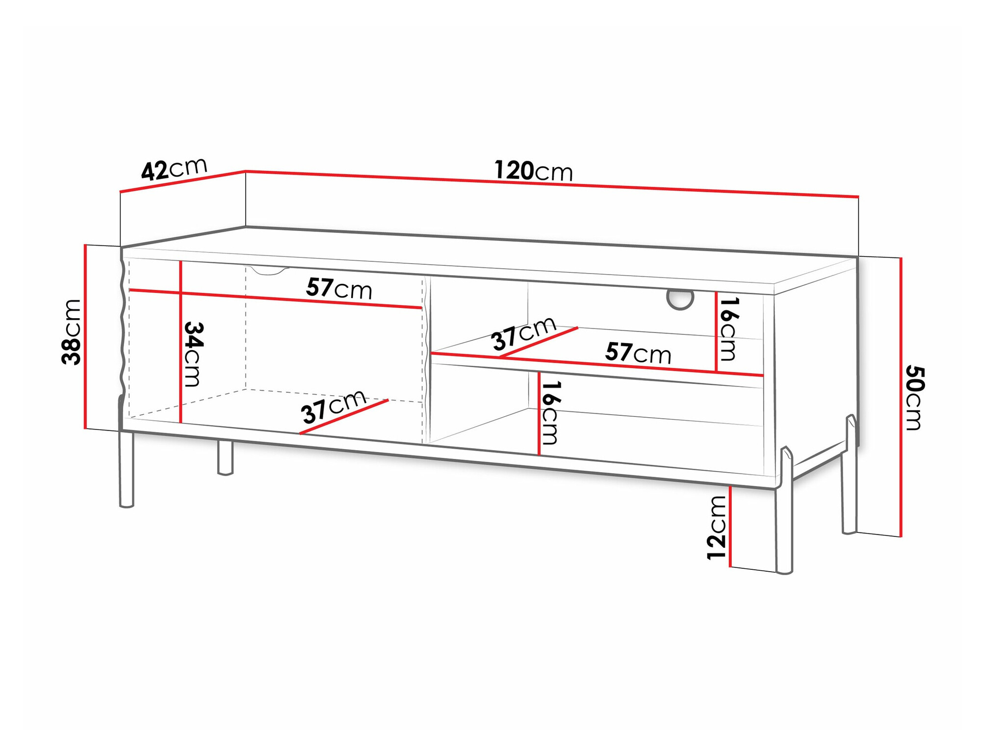 TV-meubel Comfivo Serfero 102