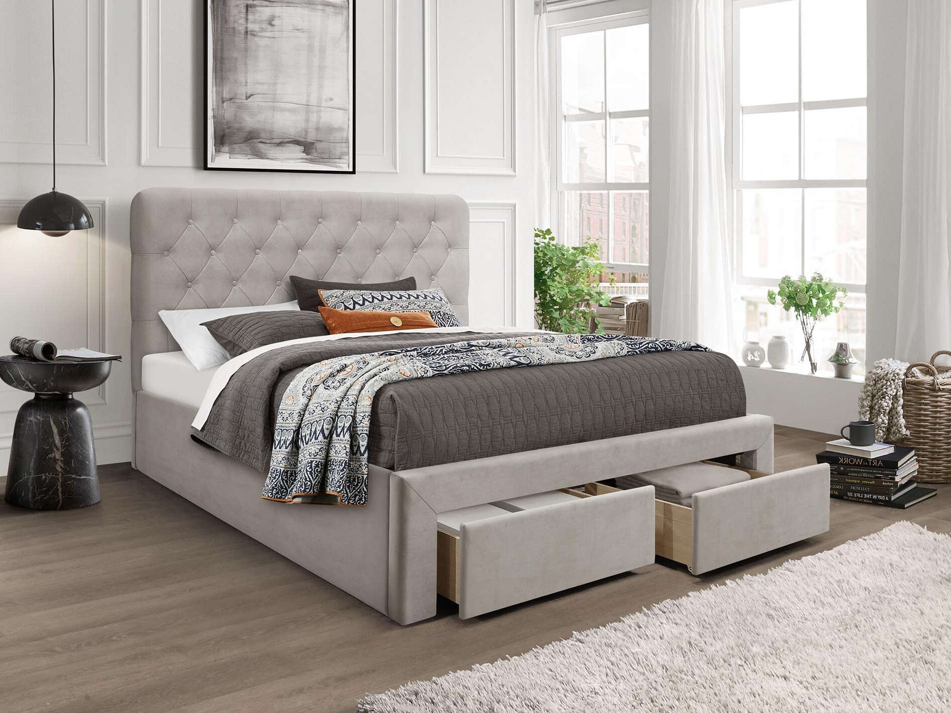 Bed Houston 1708 (Beige)