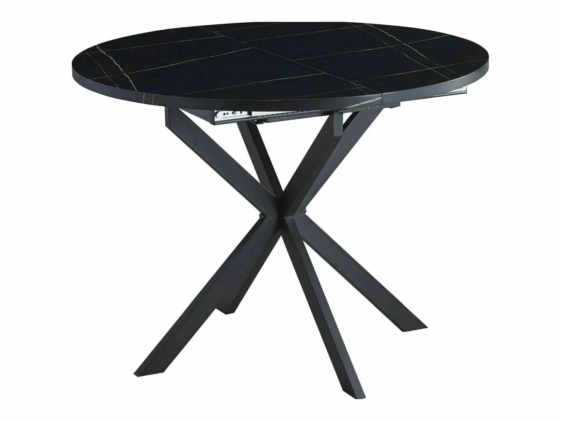 Tafel Detroit 115 (Zwart marmer)
