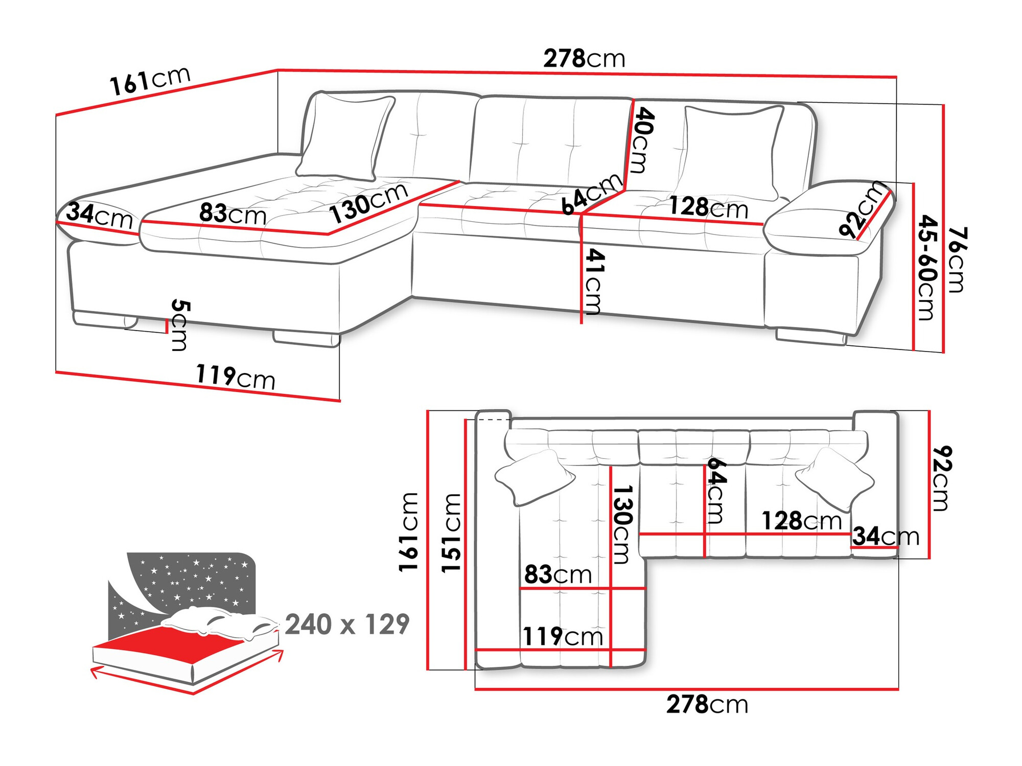Hoekbank Comfivo 250 (Horton 204.01)