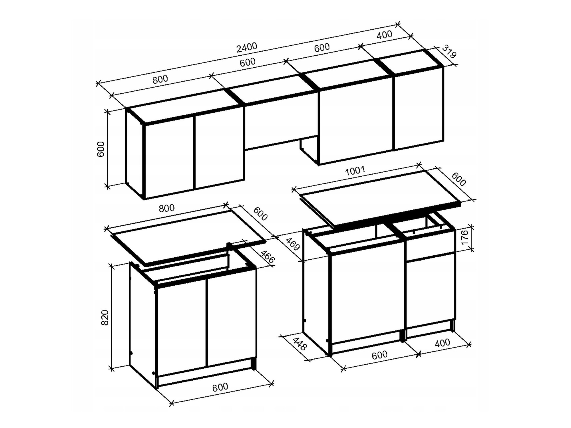 Keukenset Houston 1720