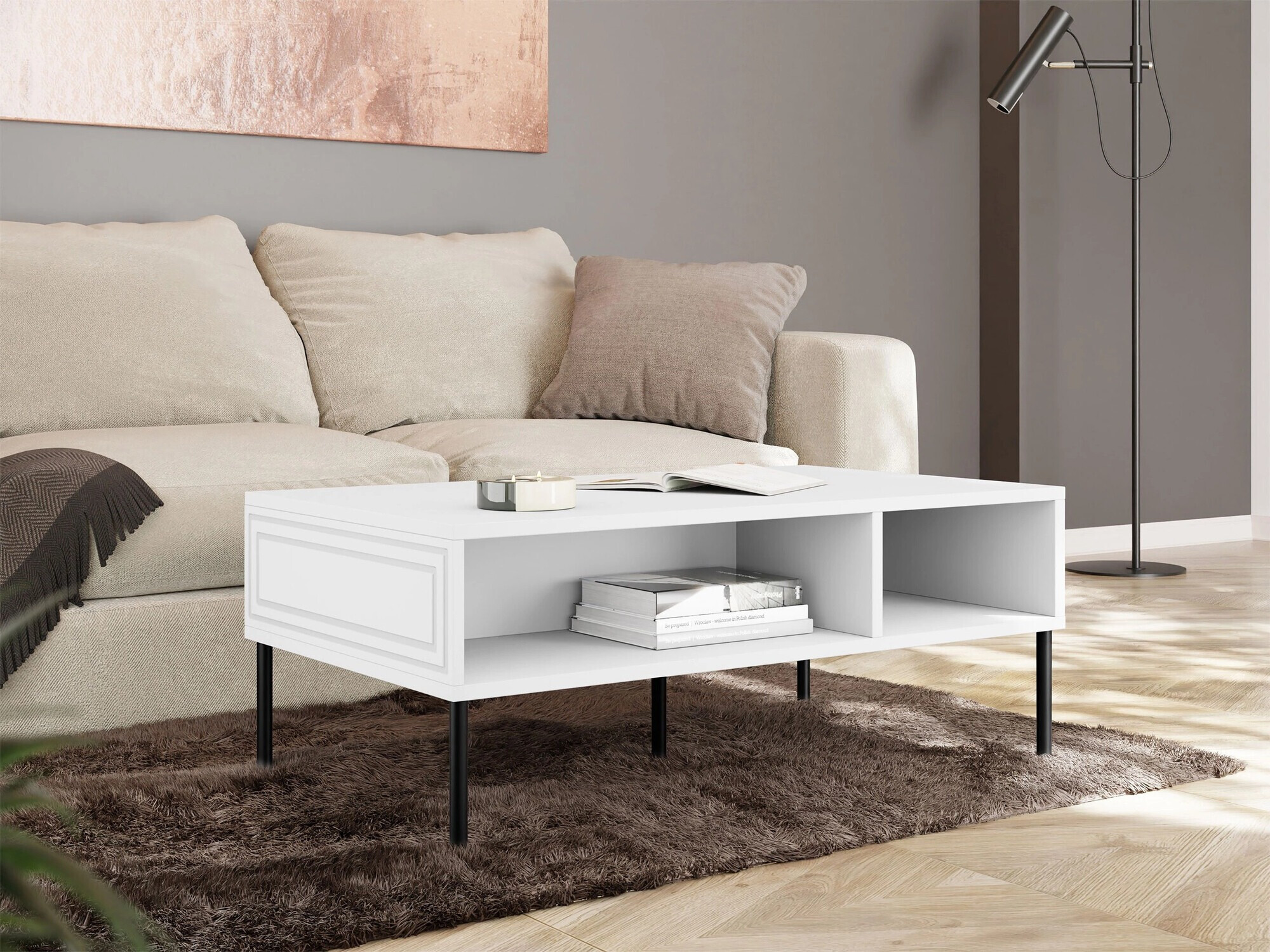 Salontafel Monciru 101 (Wit)