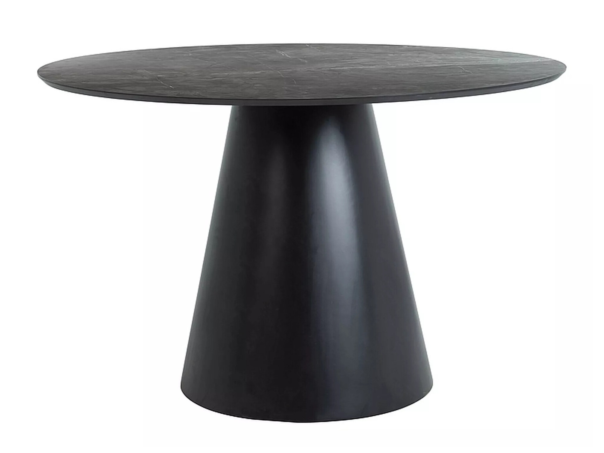 Tafel Detroit 137 (Grijs marmer + Zwart)