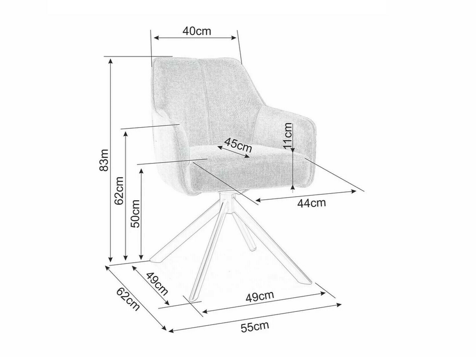 Stoel Detroit 144 (Khaki)