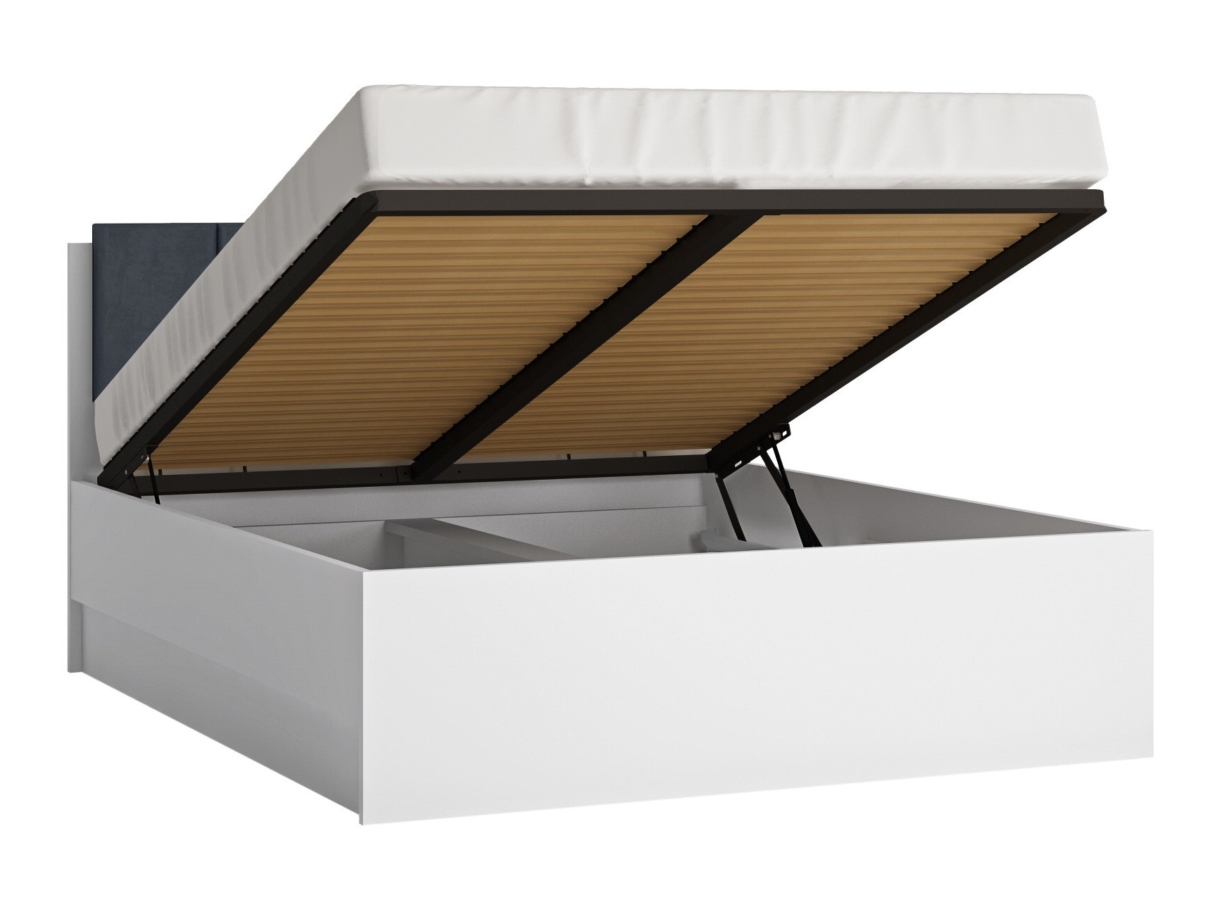 Bed Feldeli 117 (Wit + Glanzend wit)