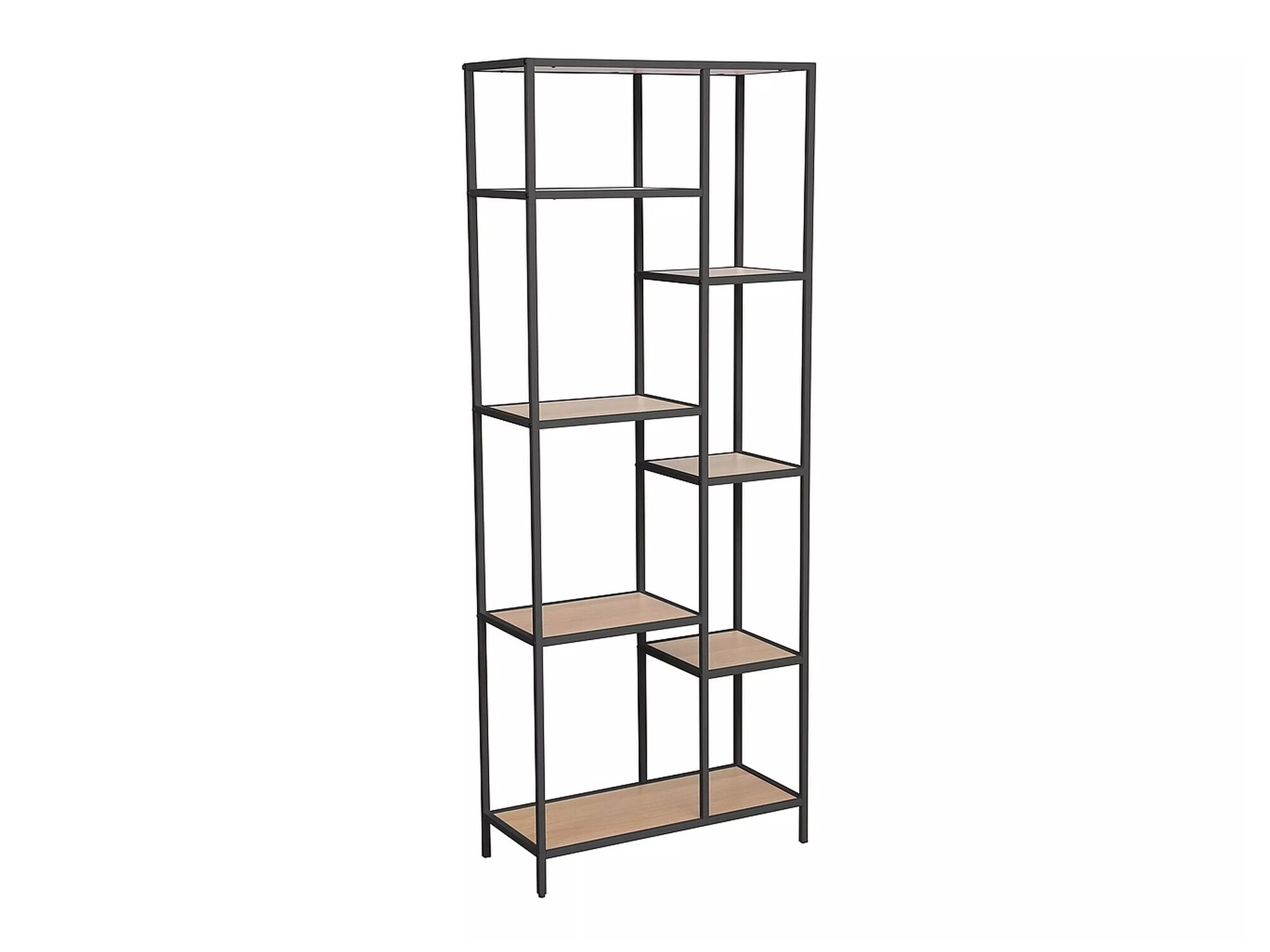 Boekenkast Detroit 165 (Zwart + Eiken)