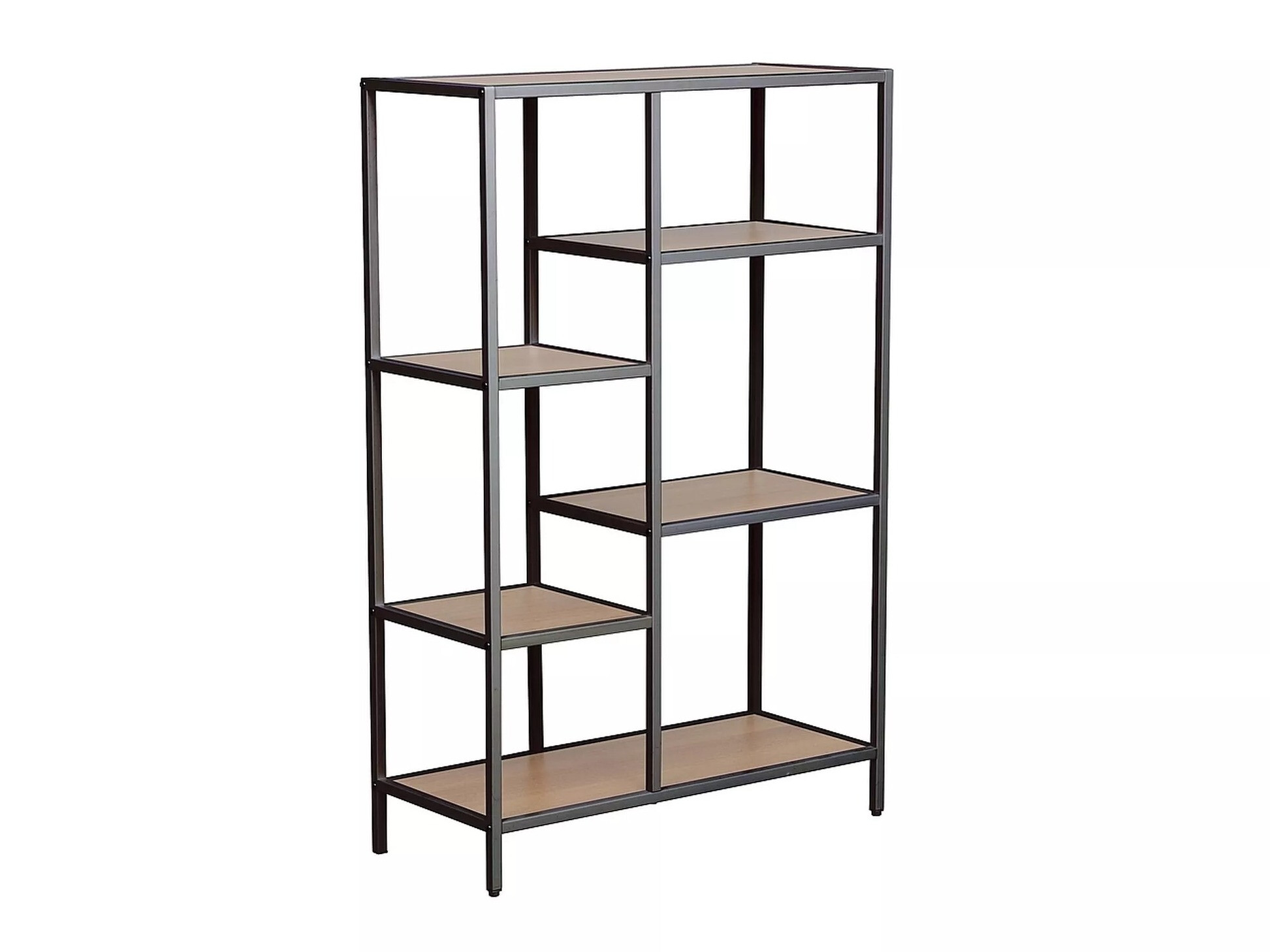 Boekenkast Detroit 166 (Zwart + Eiken)