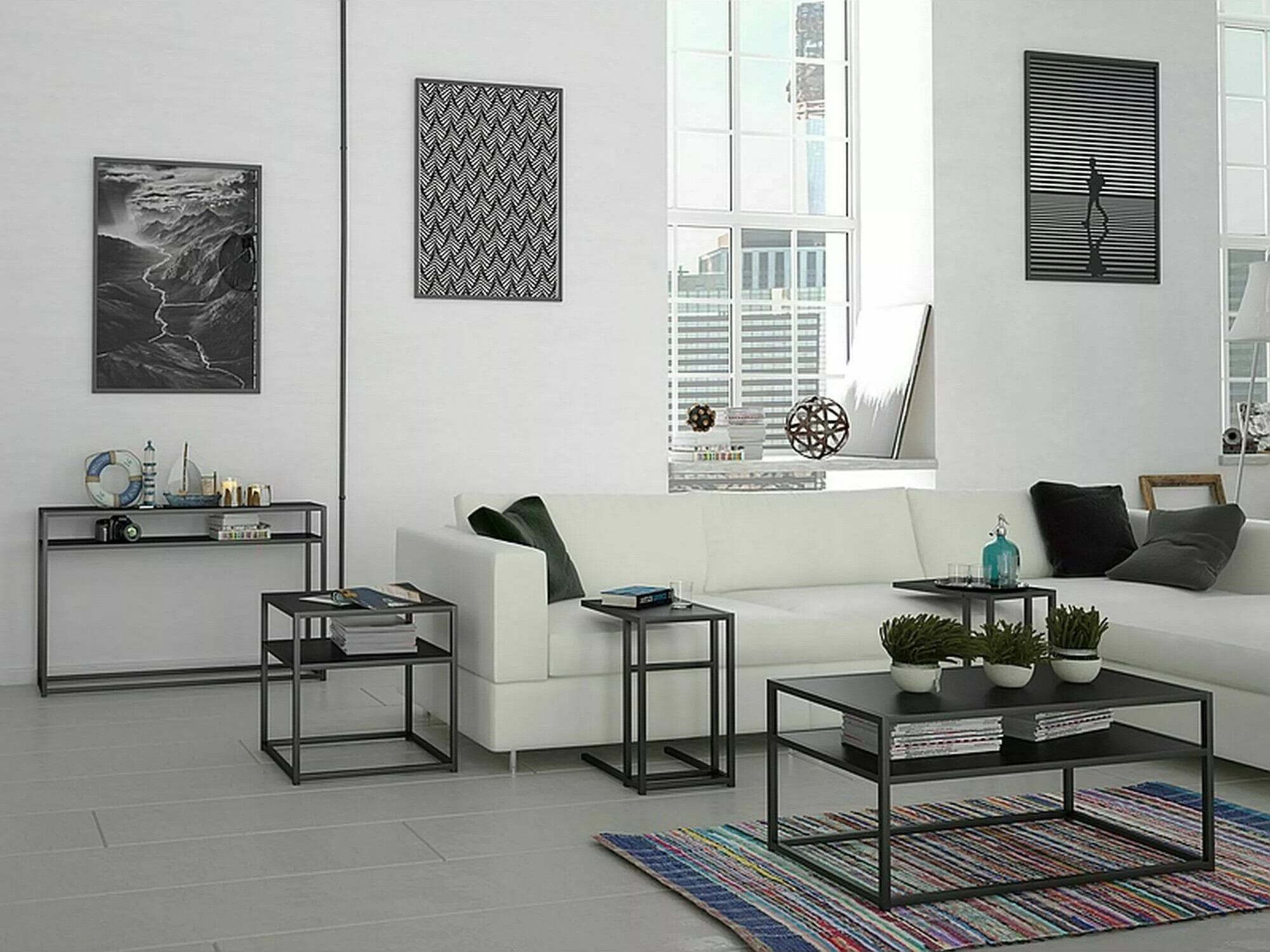 Bijzettafel Detroit 314