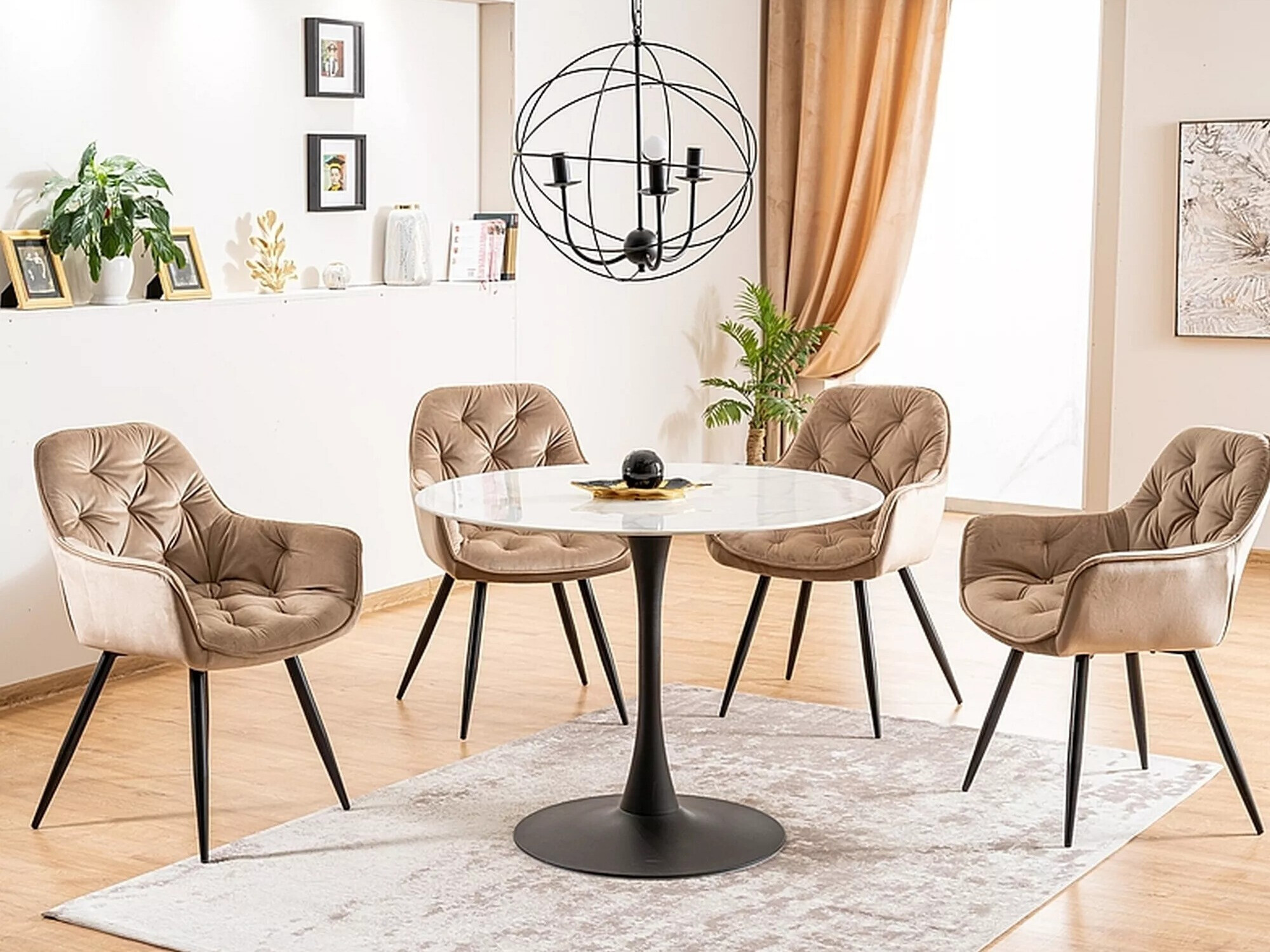 Stoel Detroit 354 (Beige)