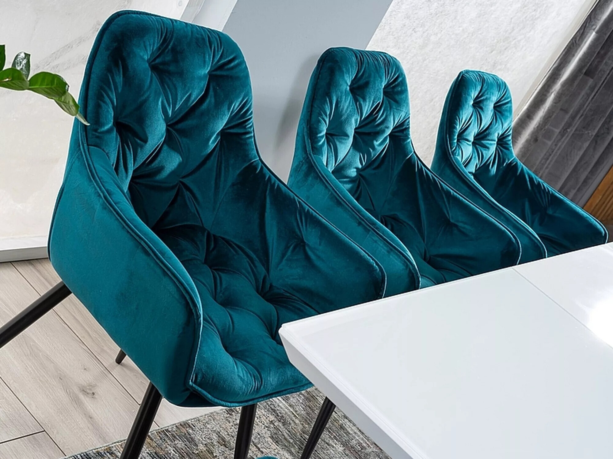 Stoel Detroit 354 (Turquoise)