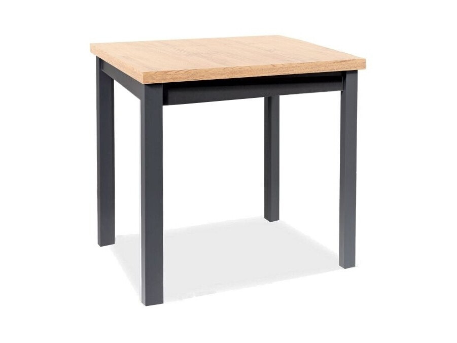 Tafel Detroit 348 (Zwart + Artisan eiken)