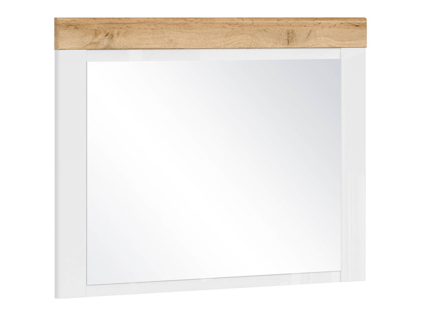 Spiegel Sonsoru 116 (Wit + Wotan eik)