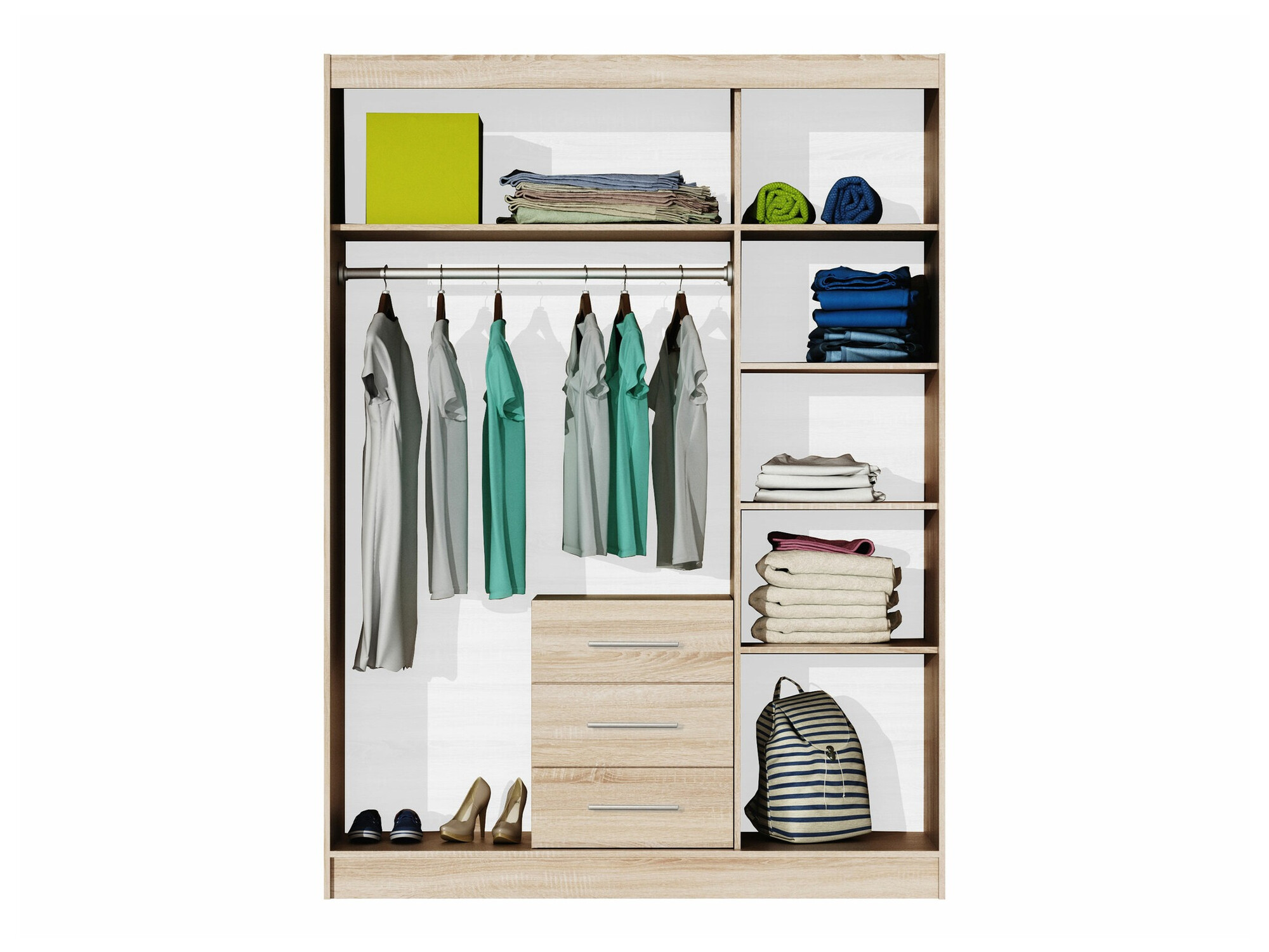 Kledingkast Dortivu IV (Grafiet)