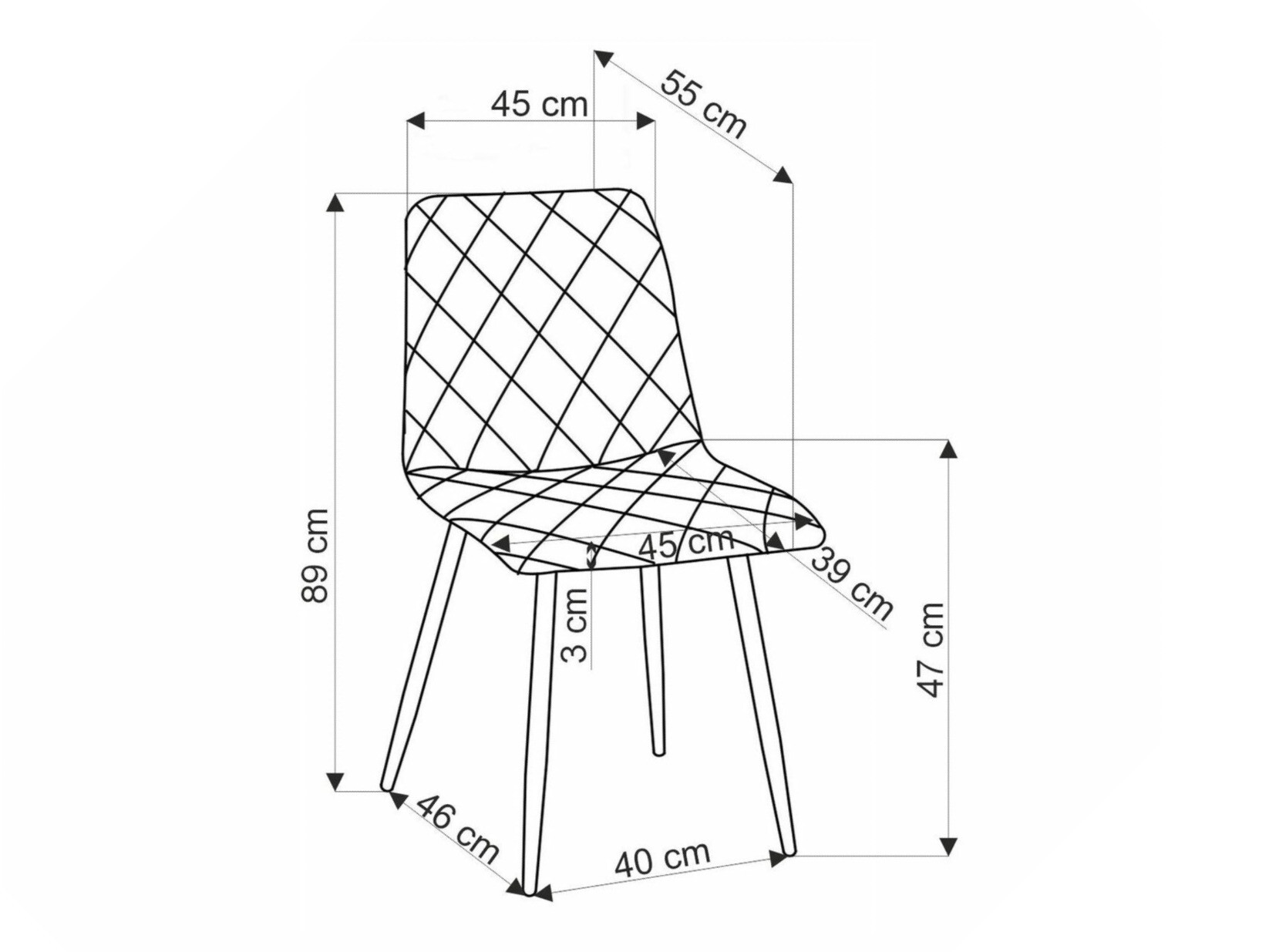 Stoel Houston 1731 (Groen)