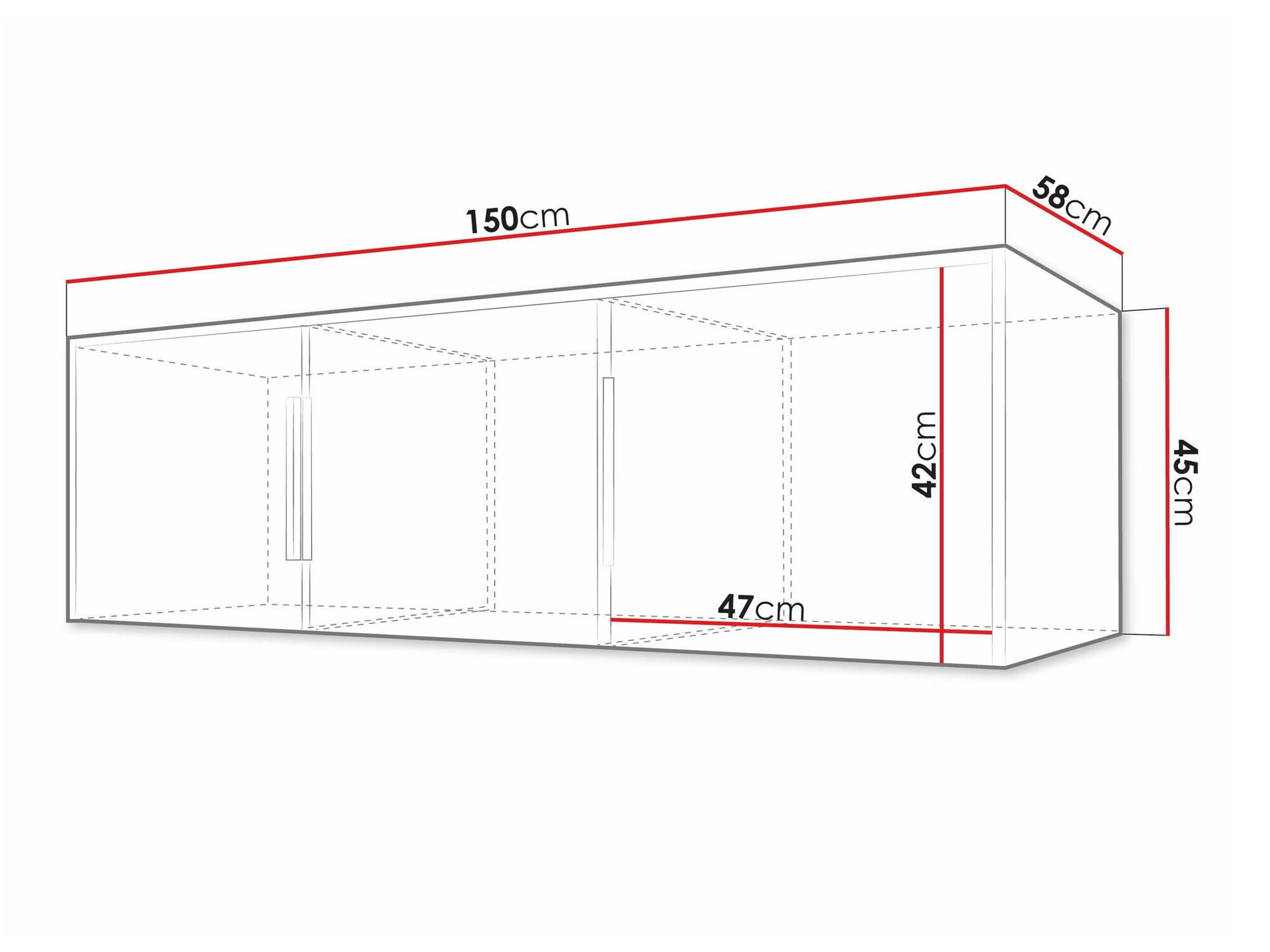 Dressoir Collis I (Wit + Wotan eik)