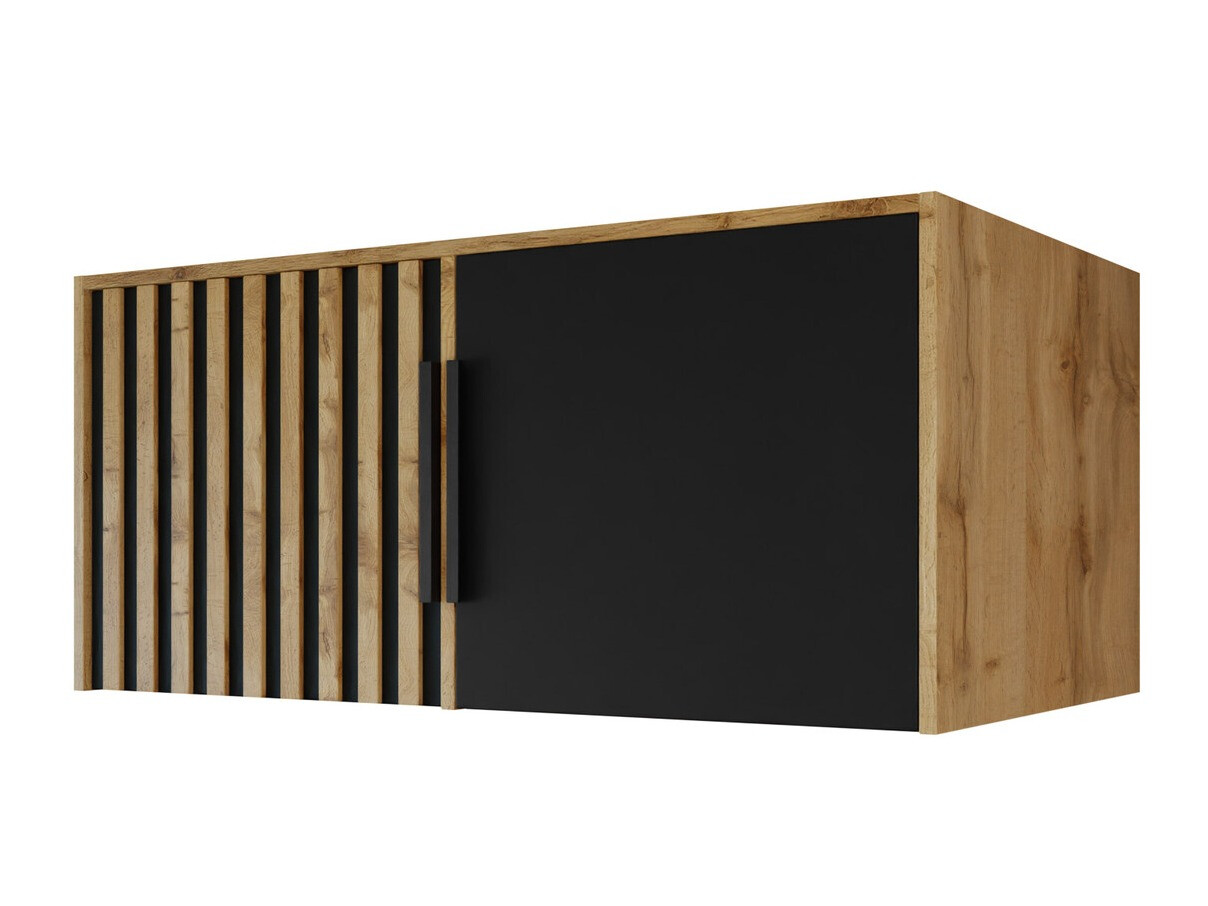 Dressoir Enolevo 103 (Wotan eik + Zwart)