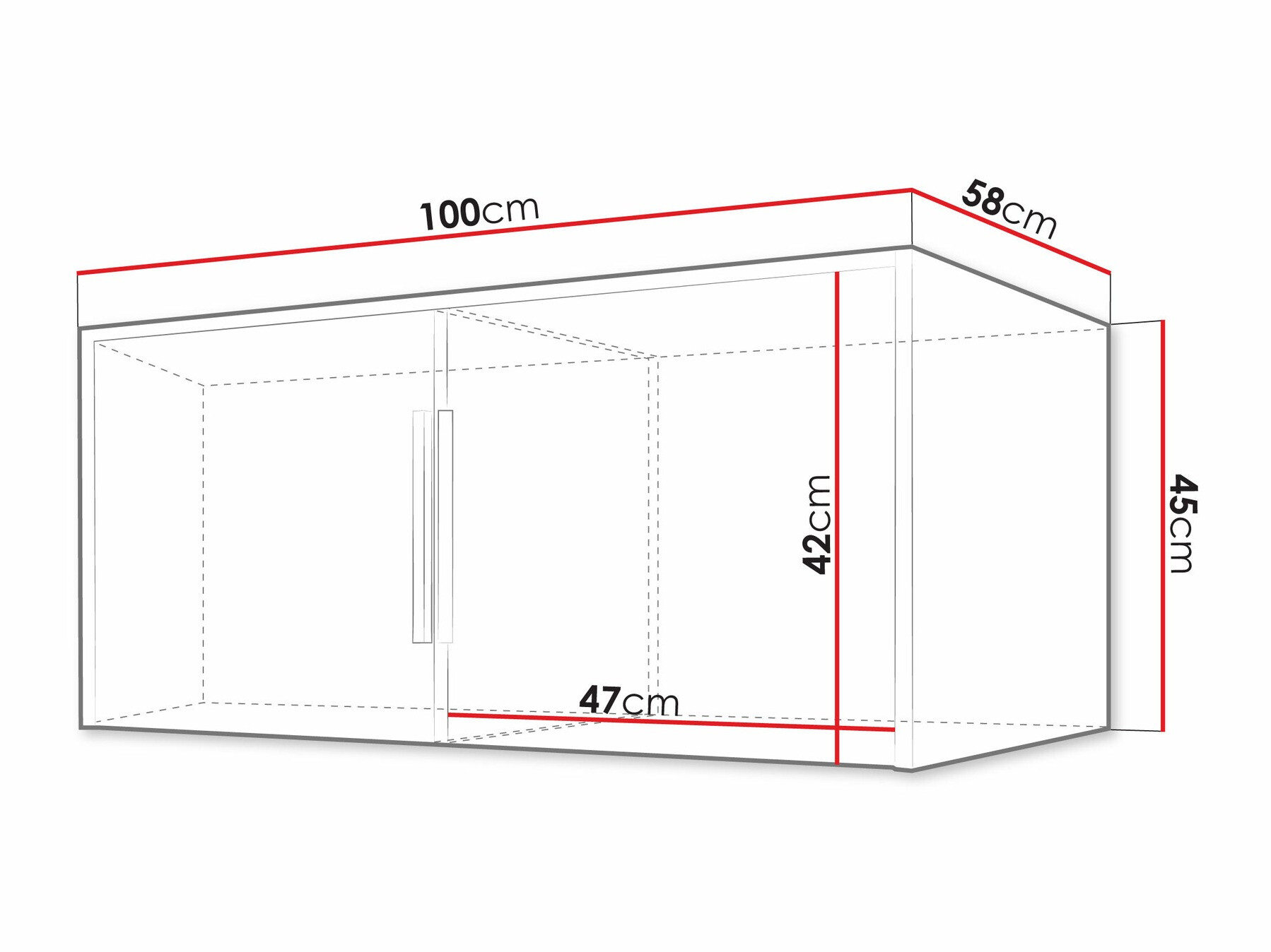 Kledingkast Enolevo 104 (Wit + Wotan eik)