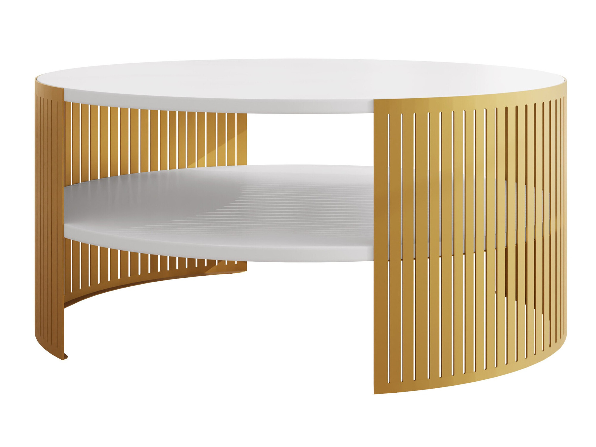 Salontafel Sordore 103 (Gouden + Wit)
