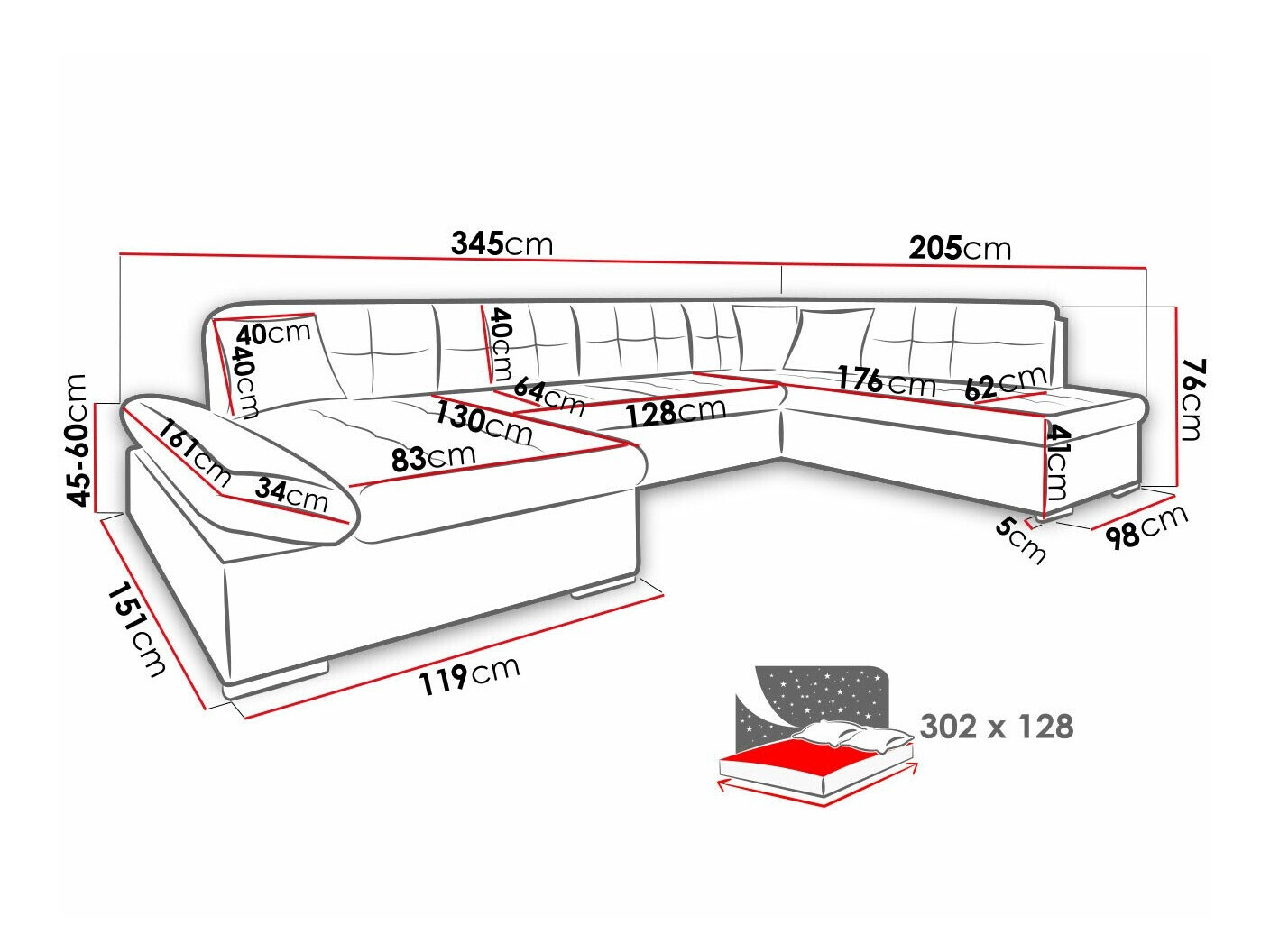 Hoekbank Comfivo 173 (Baloo 2074)