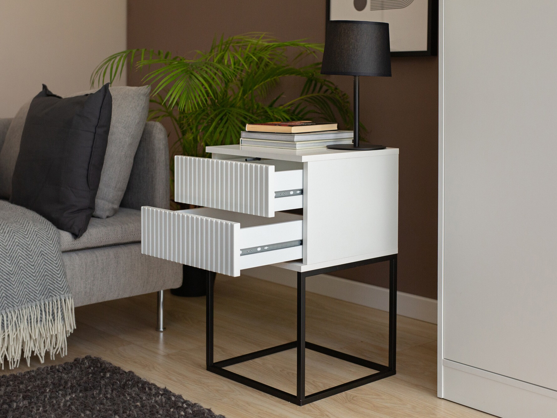 Nachtkastje Bristol 195 (Wit)