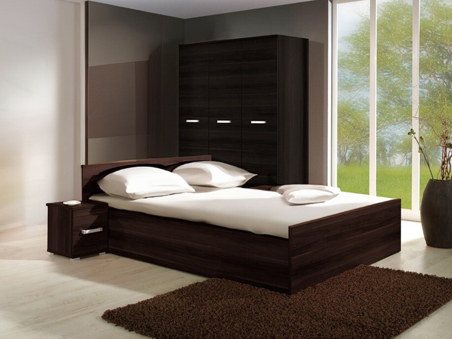 Slaapkamer set Cirevau 142 (Wengé)