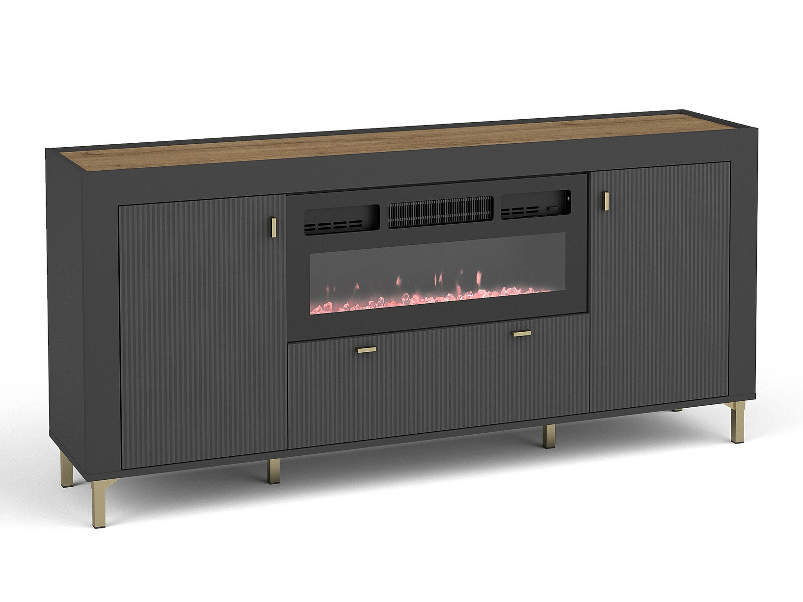 Ladekast Mormavu 110 (Matzwart)