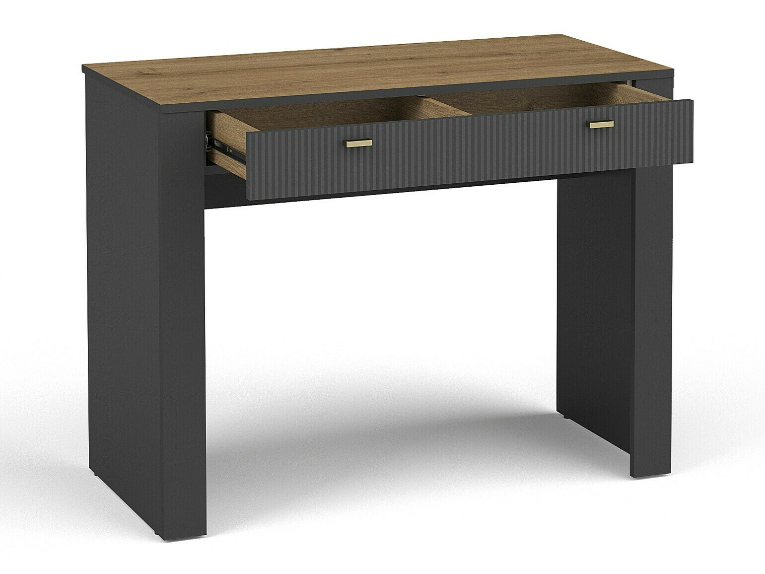 Slaapkamer set Mormavu 112 (Matzwart + Grijs)