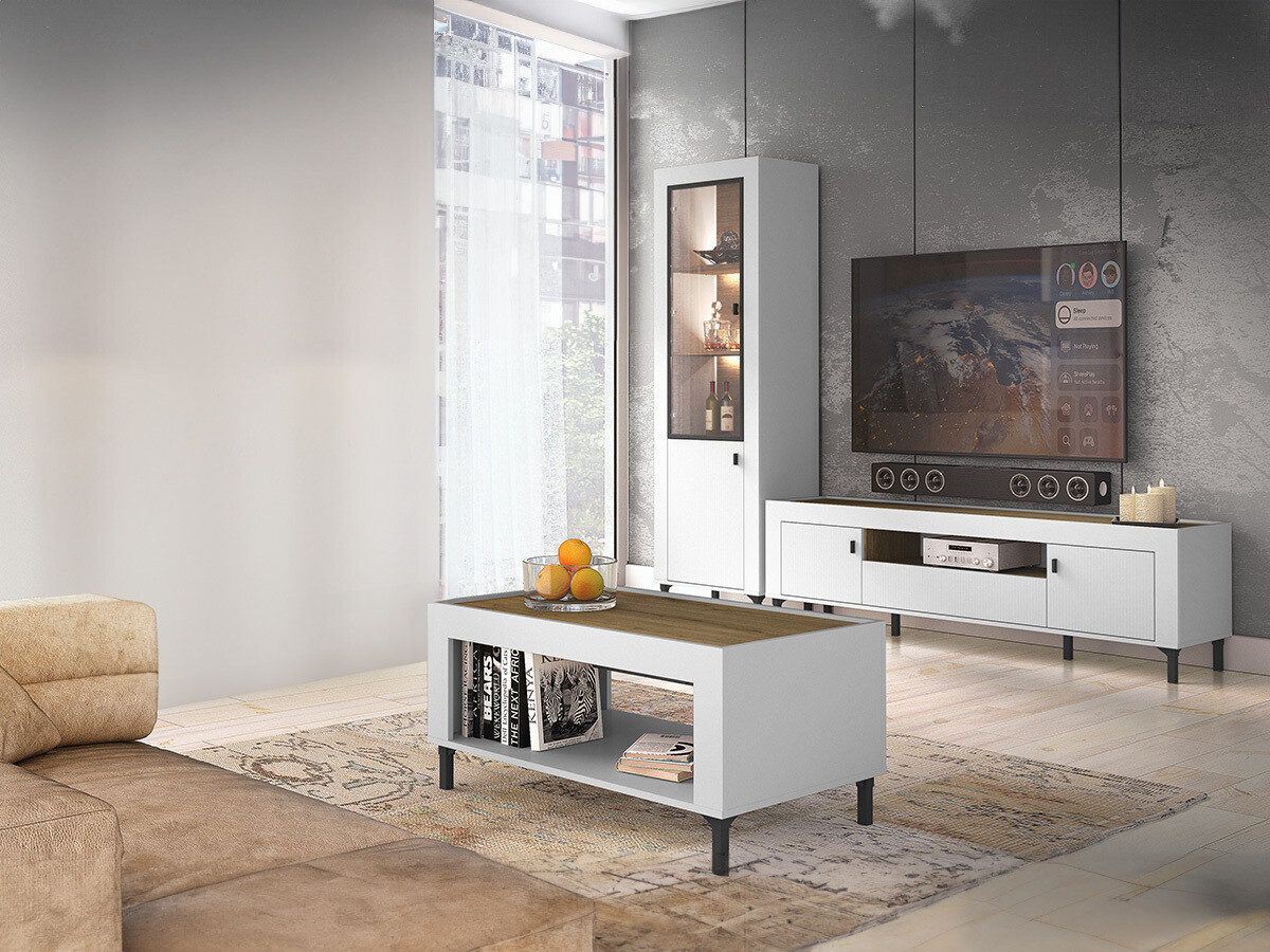 Woonkamerset Mormavu 114 (Mat wit)