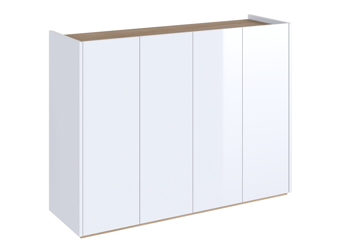 Dressoir Fresno 148 (Glanzend wit)