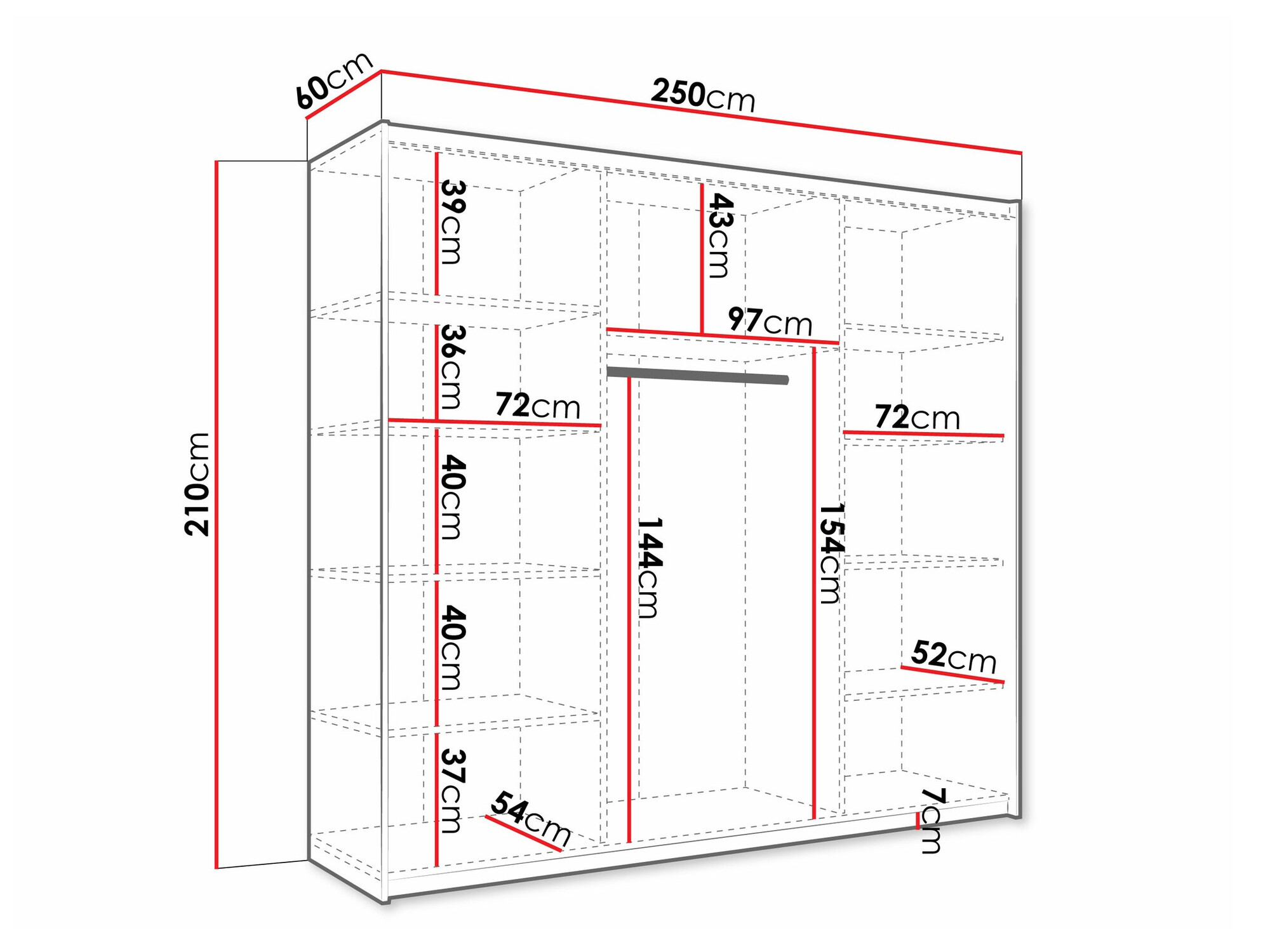 Kledingkast Comfivo 364