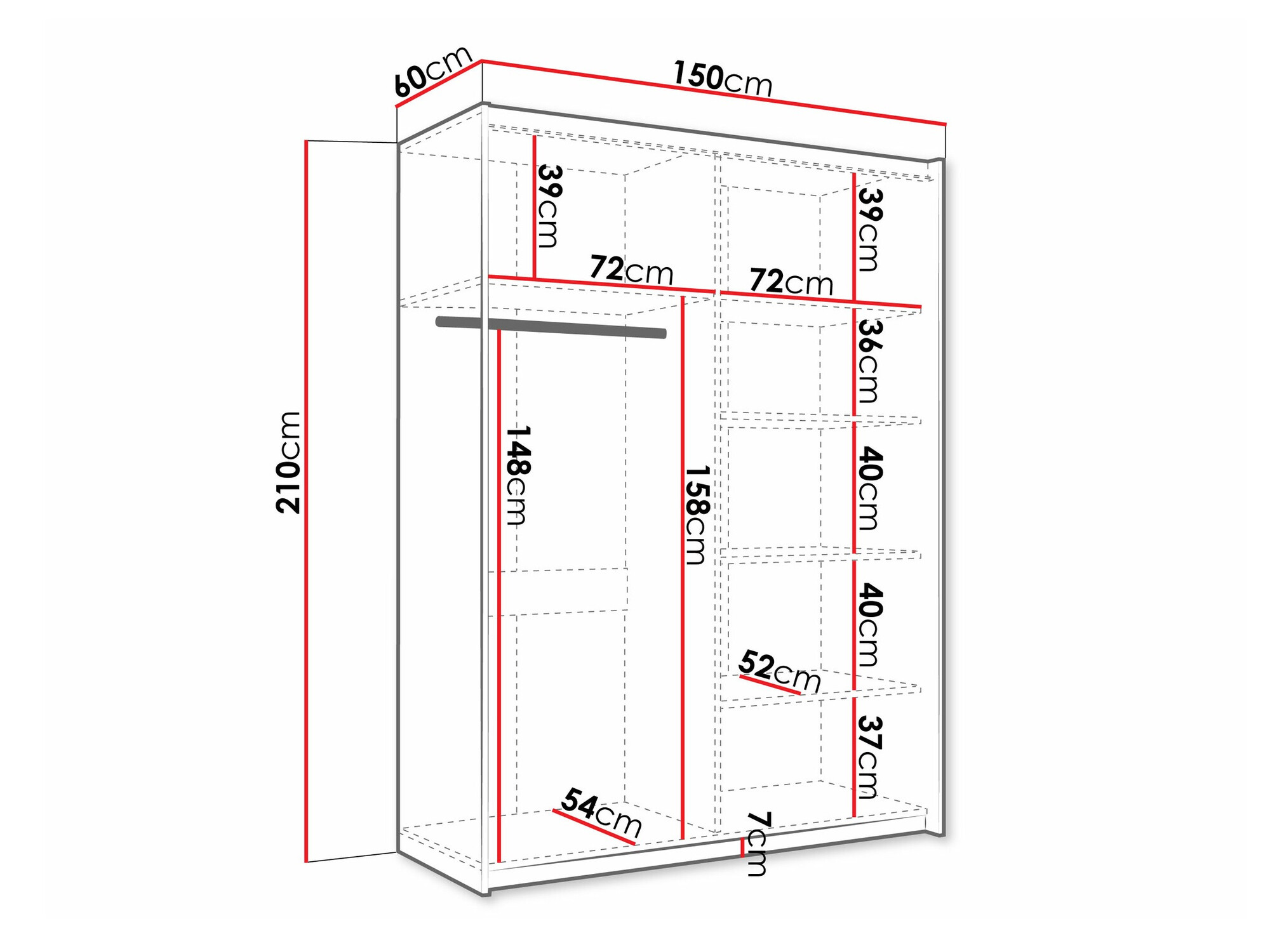 Kledingkast Comfivo Granium I