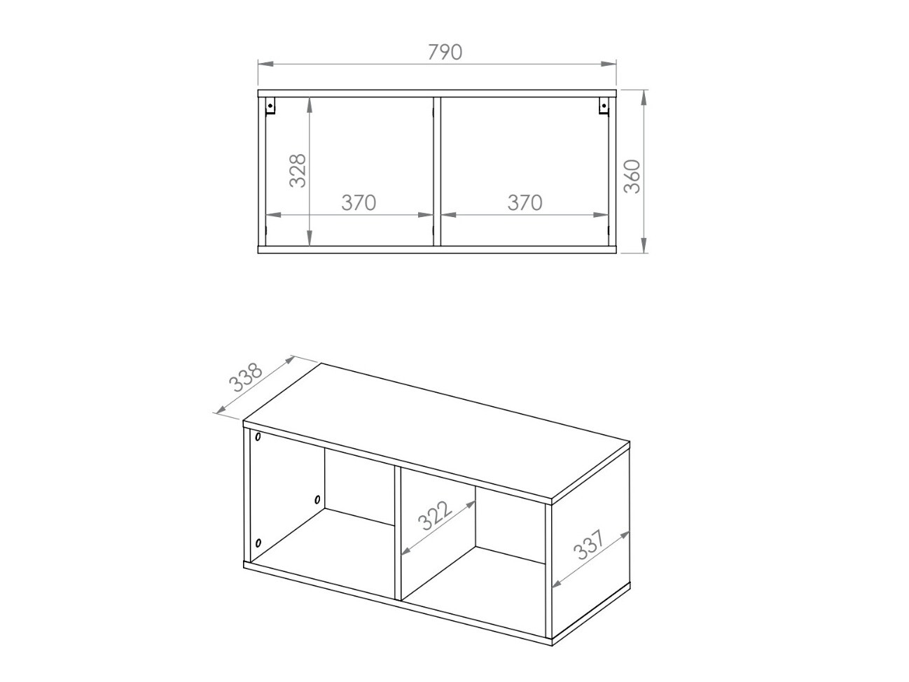 Wandplank Soremi 109