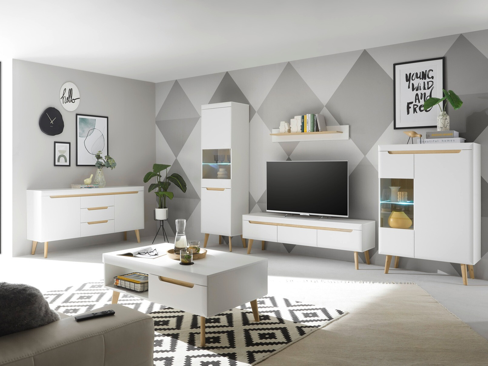 Ladekast Vircava 105 (Wit)