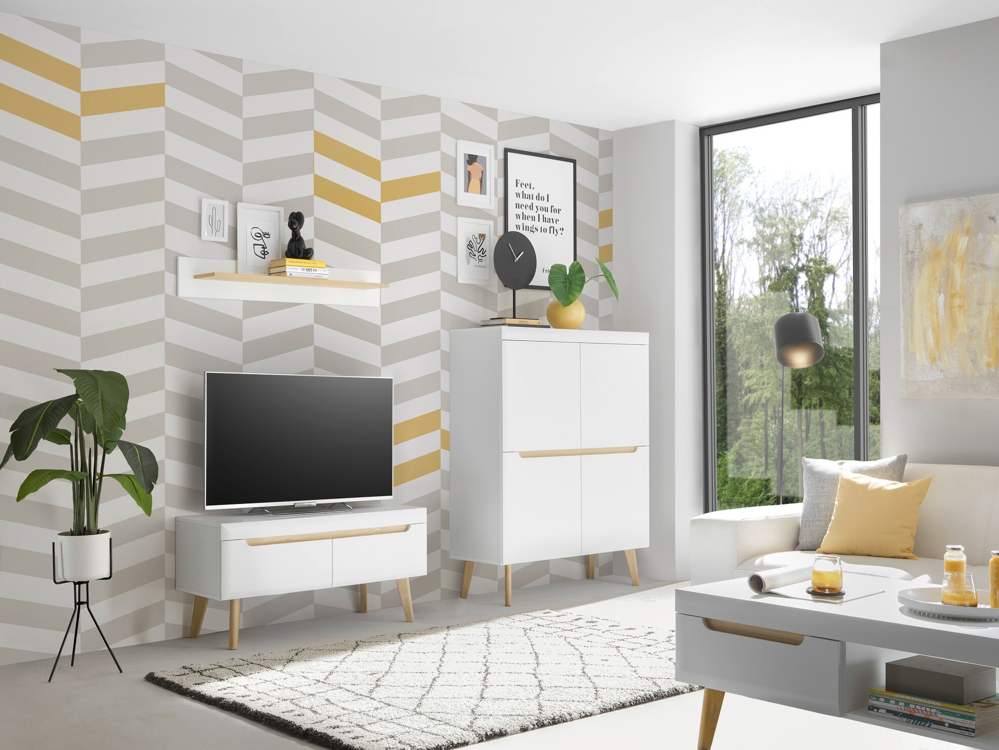 TV-meubel Vircava 102 (Wit)