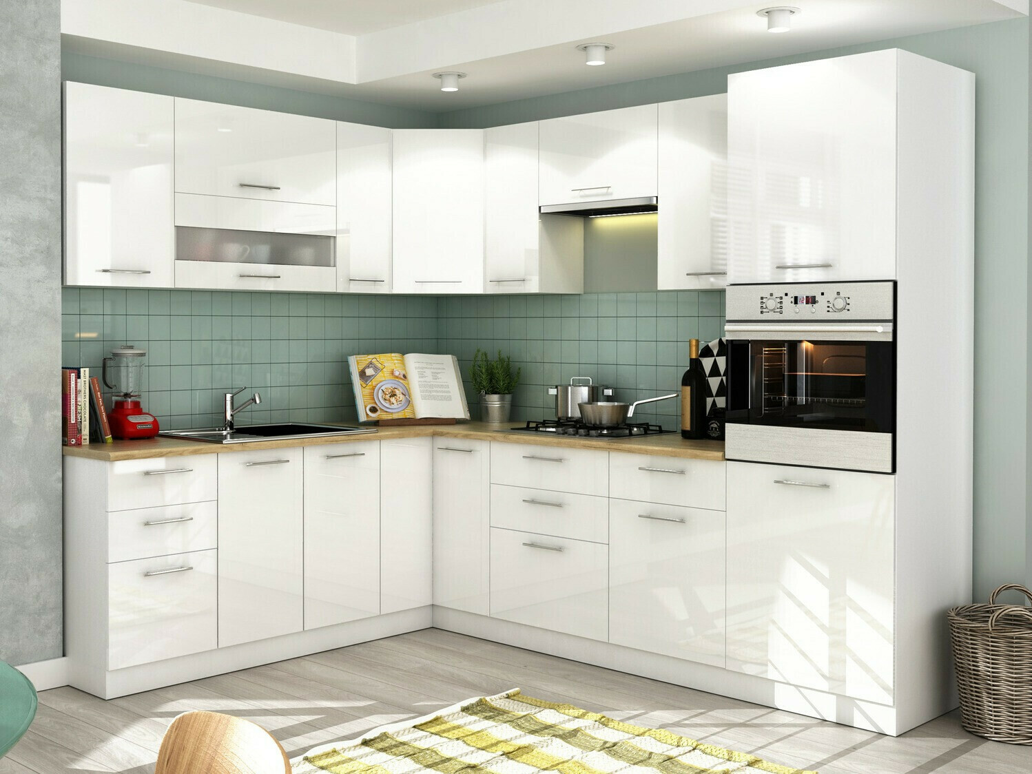 Modulaire wandkast Tiffa White 128